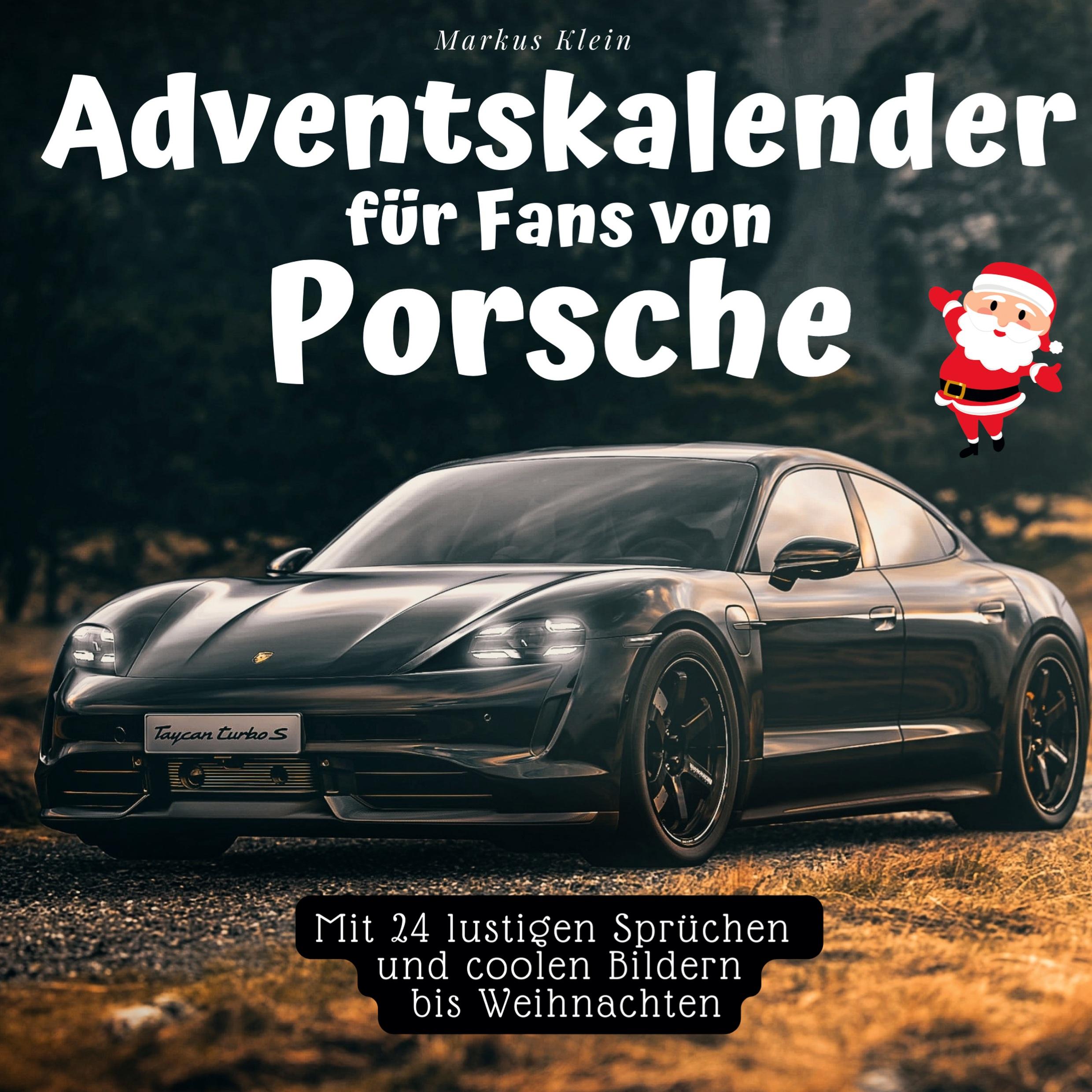 Vorderes Coverbild Adventskalender für Fans von Porsche
