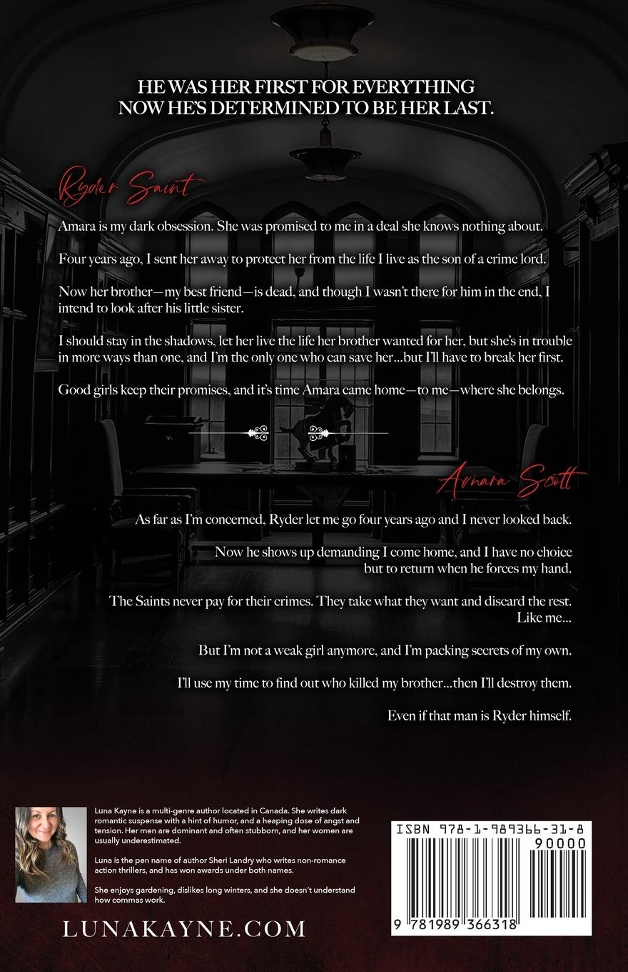 Rückseitencover Cruel Saint