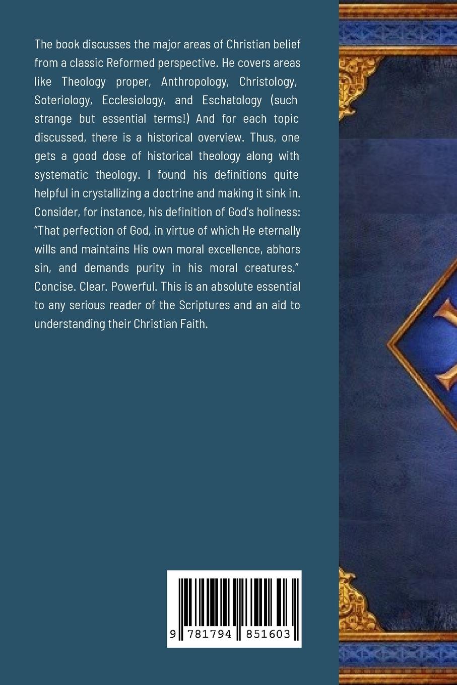 Rückseitencover Introduction to Systematic Theology