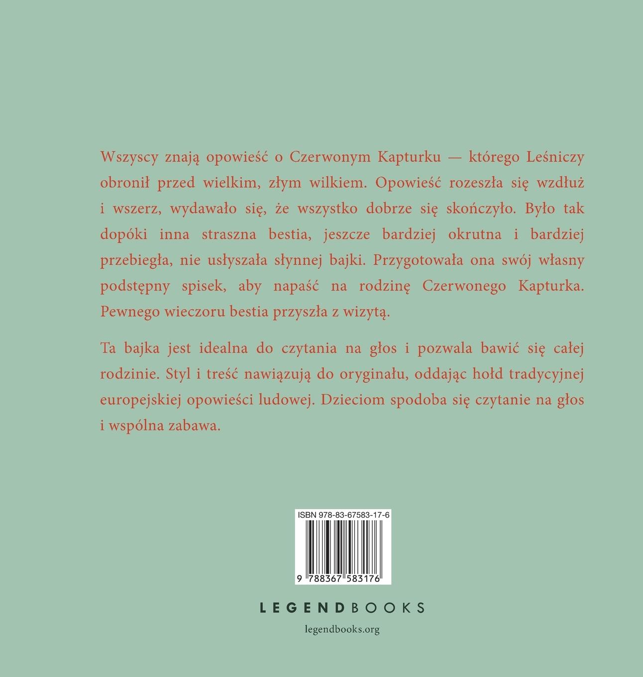 Rückseitencover Czerwony Kapturek i podst¿pny Tygrys