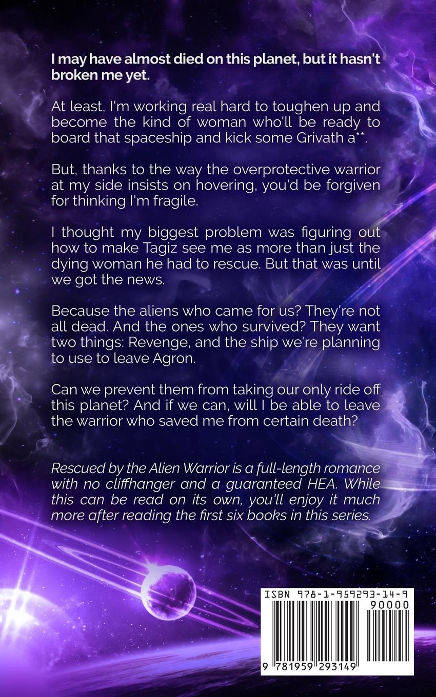 Rückseitencover Rescued by the Alien Warrior