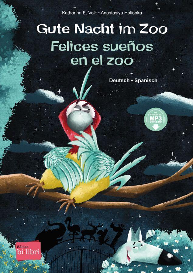 Vorderes Coverbild Gute Nacht im Zoo. Deutsch-Spanisch