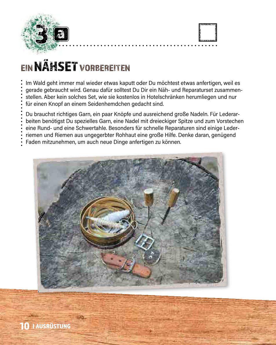 Beispielinhalt (Bild) Die Bucket List für echte Bushcrafter