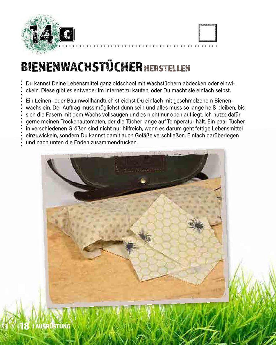 Beispielinhalt (Bild) Die Bucket List für echte Bushcrafter