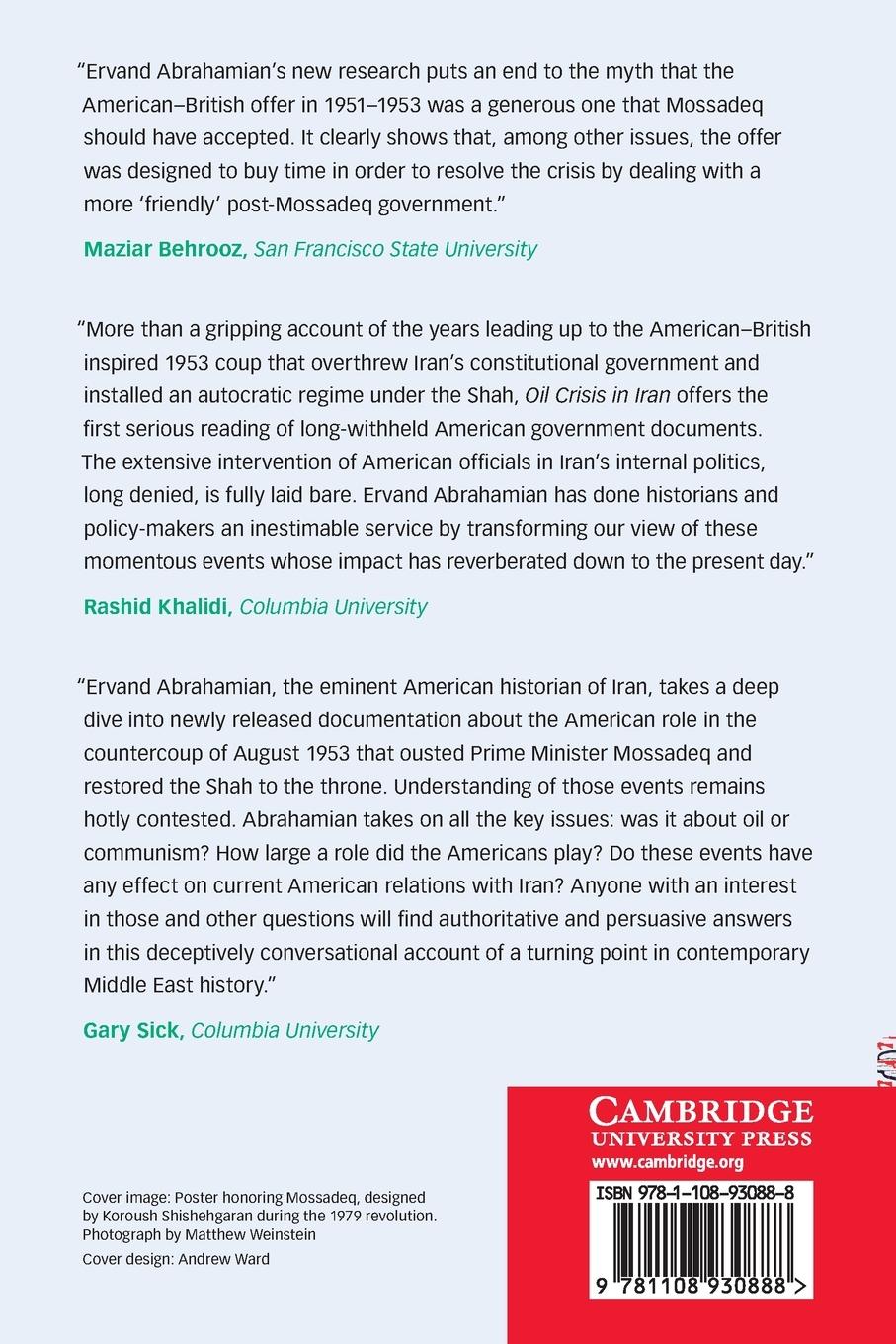 Rückseitencover Oil Crisis in Iran