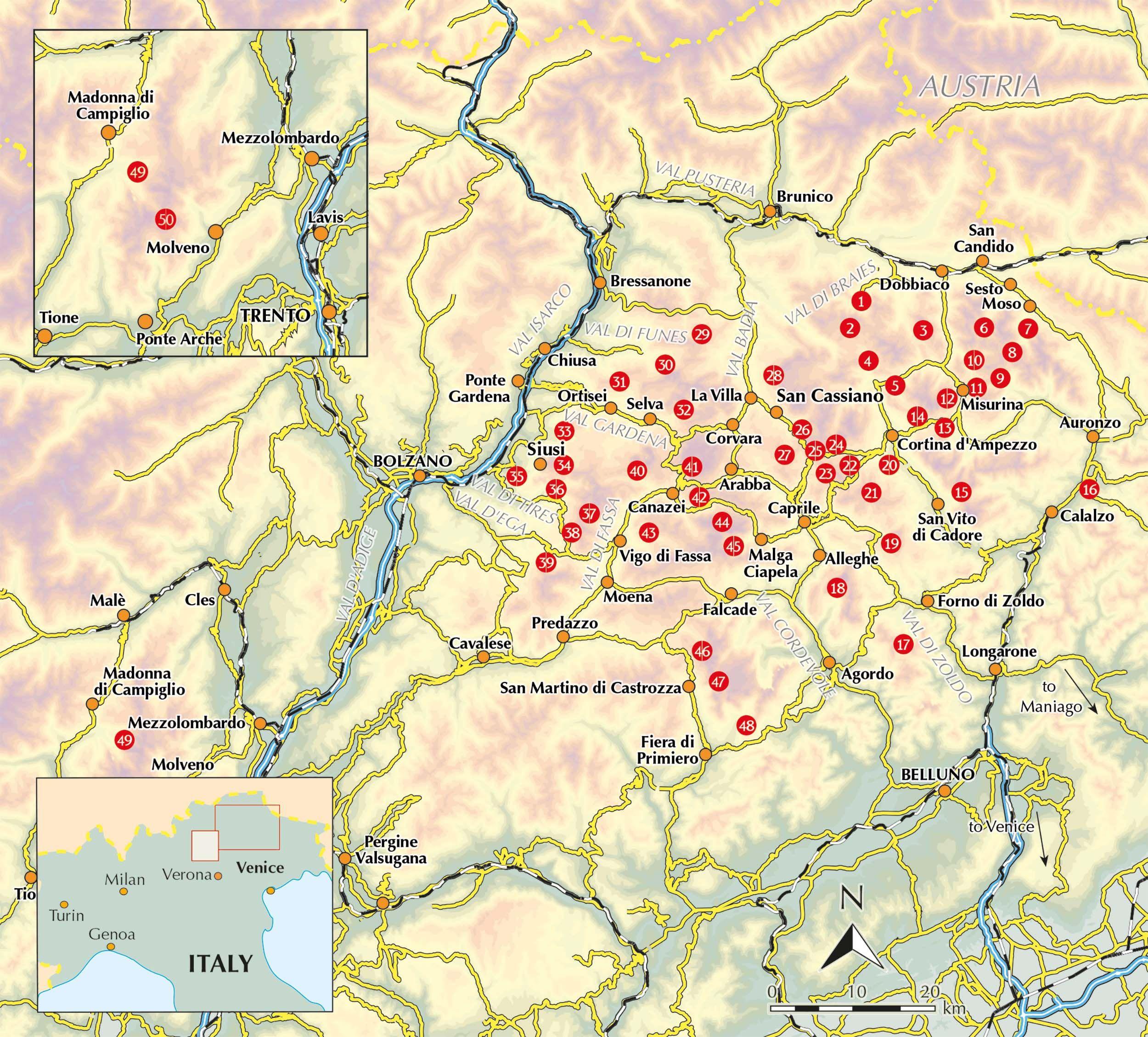 Beispielinhalt (Bild) Day Walks in the Dolomites