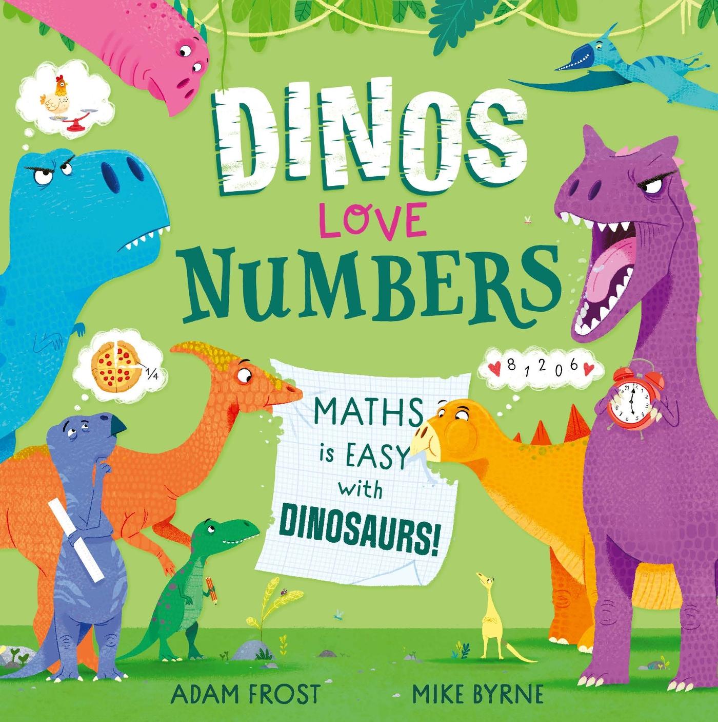Vorderes Coverbild Dinos Love Numbers