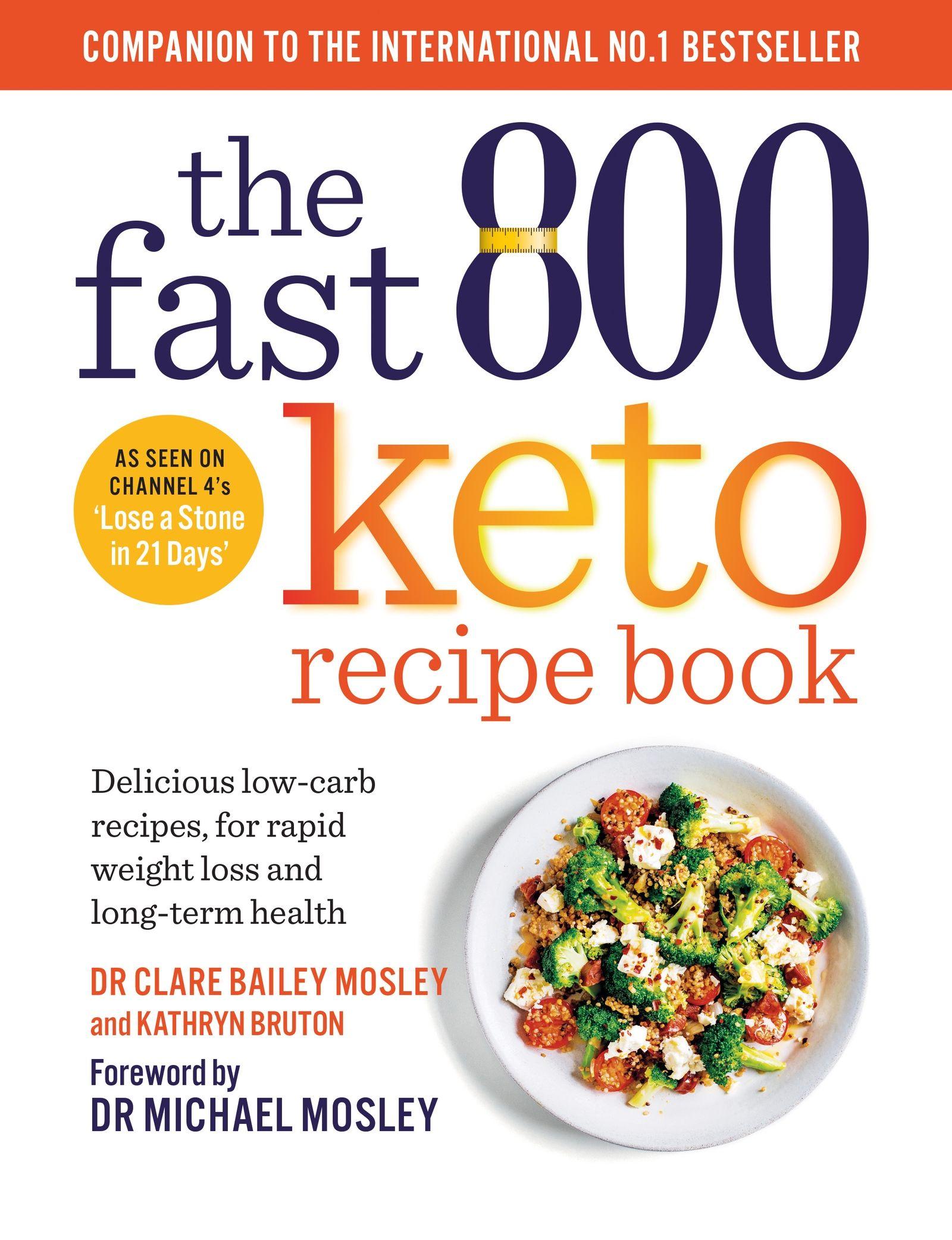 Vorderes Coverbild The Fast 800 Keto Recipe Book