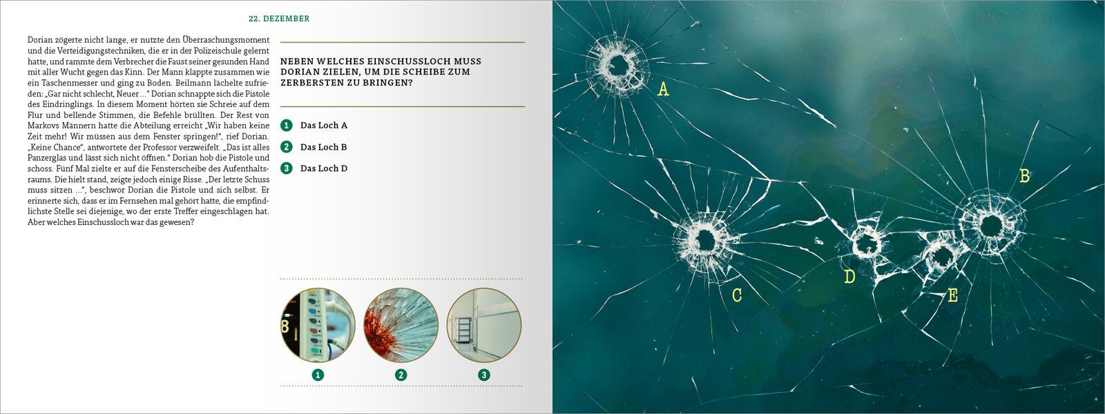 Beispielinhalt (Bild) Escape Room. Patient 13