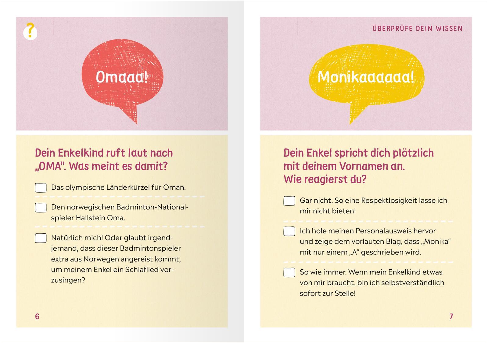 Beispielinhalt (Bild) Führerschein - endlich Oma