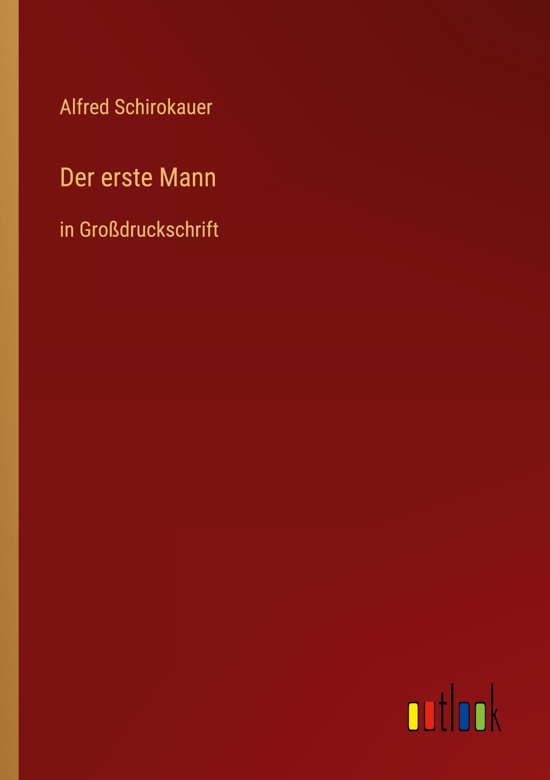 Vorderes Coverbild Der erste Mann