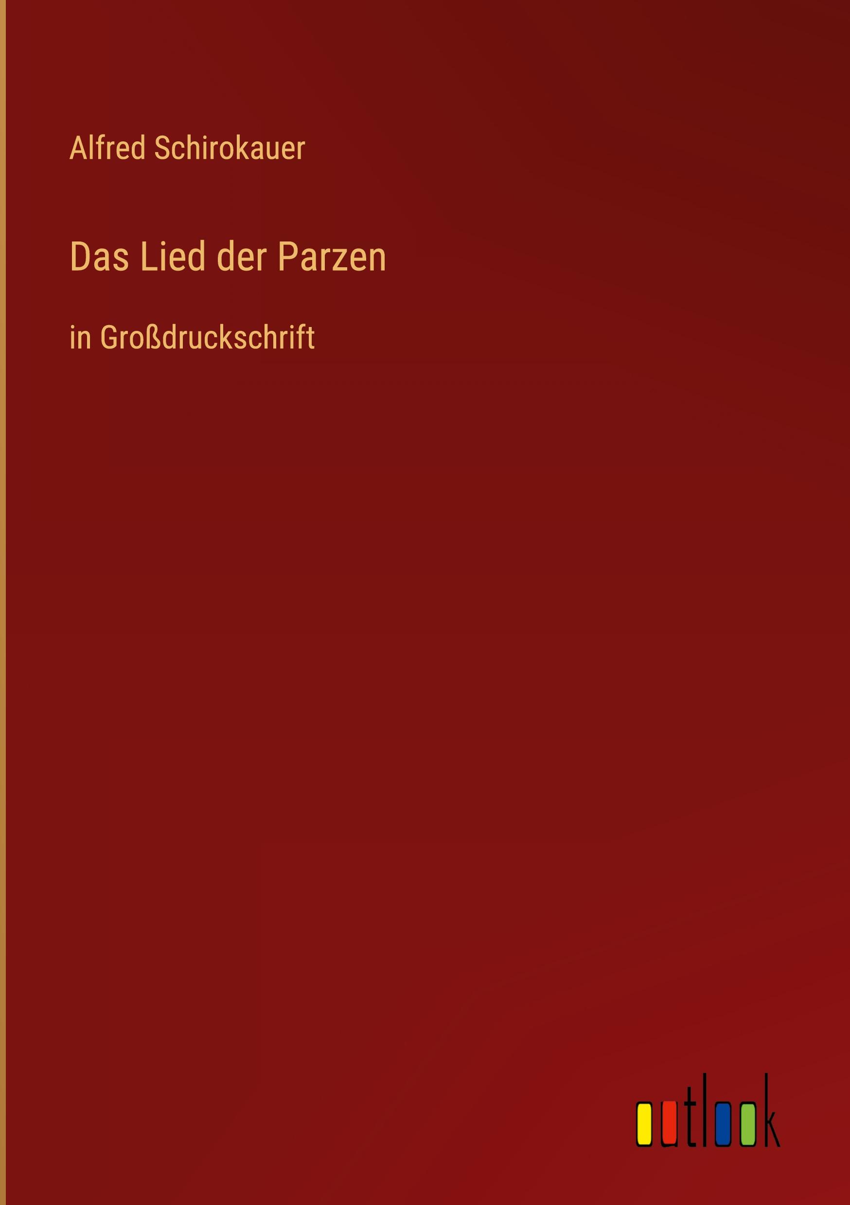Vorderes Coverbild Das Lied der Parzen