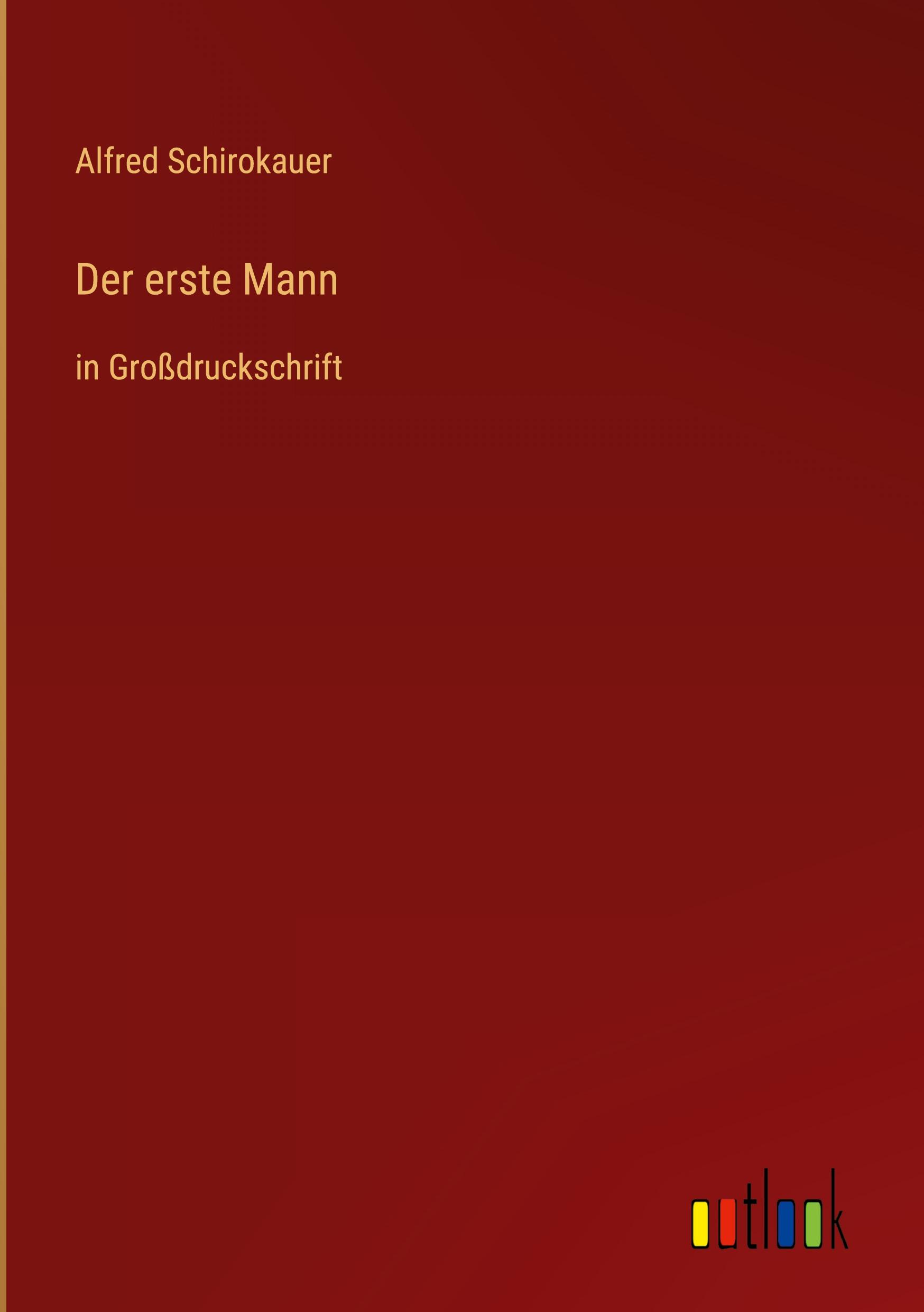 Vorderes Coverbild Der erste Mann