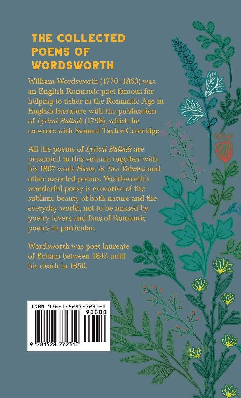 Rückseitencover The Collected Poems of Wordsworth