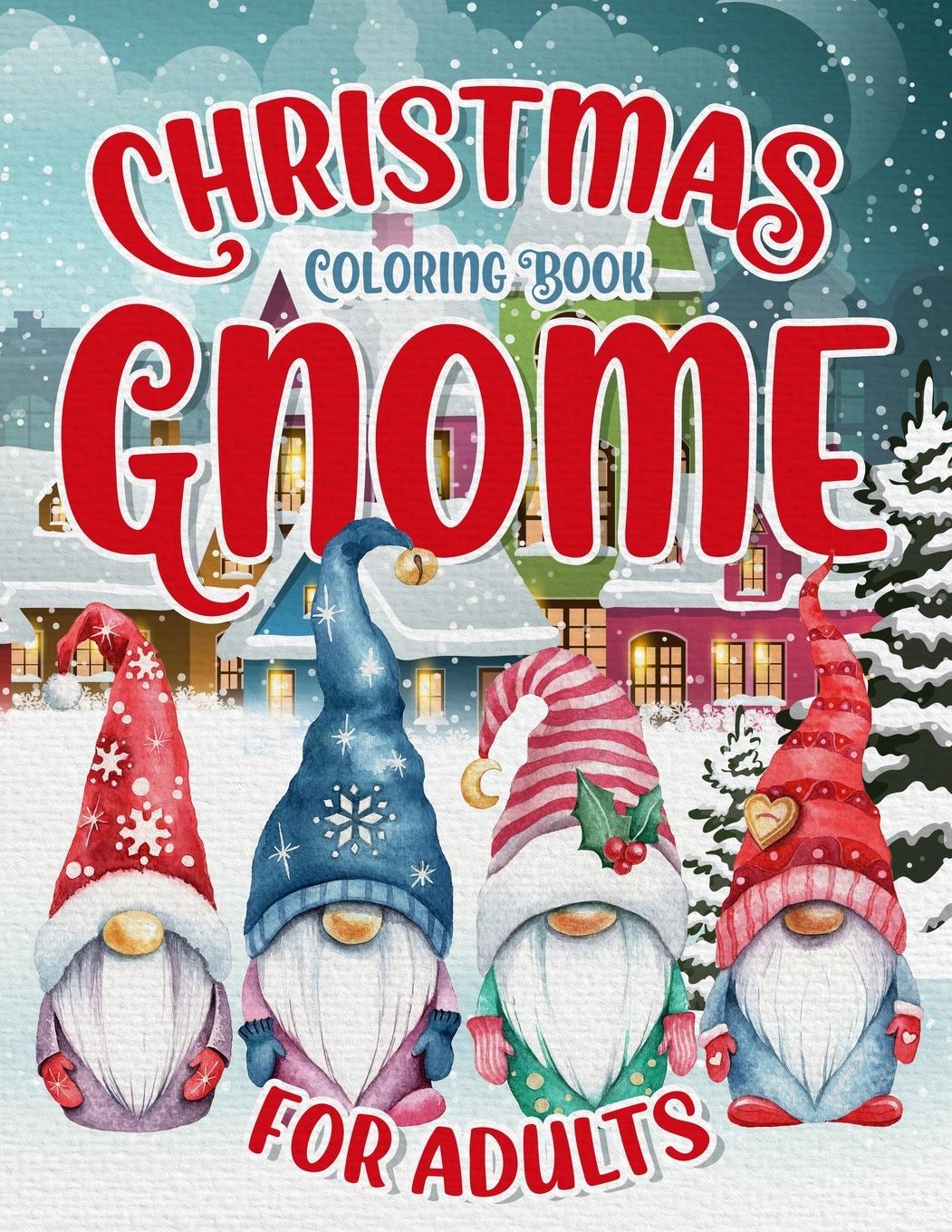 Vorderes Coverbild Christmas Gnome Coloring Book