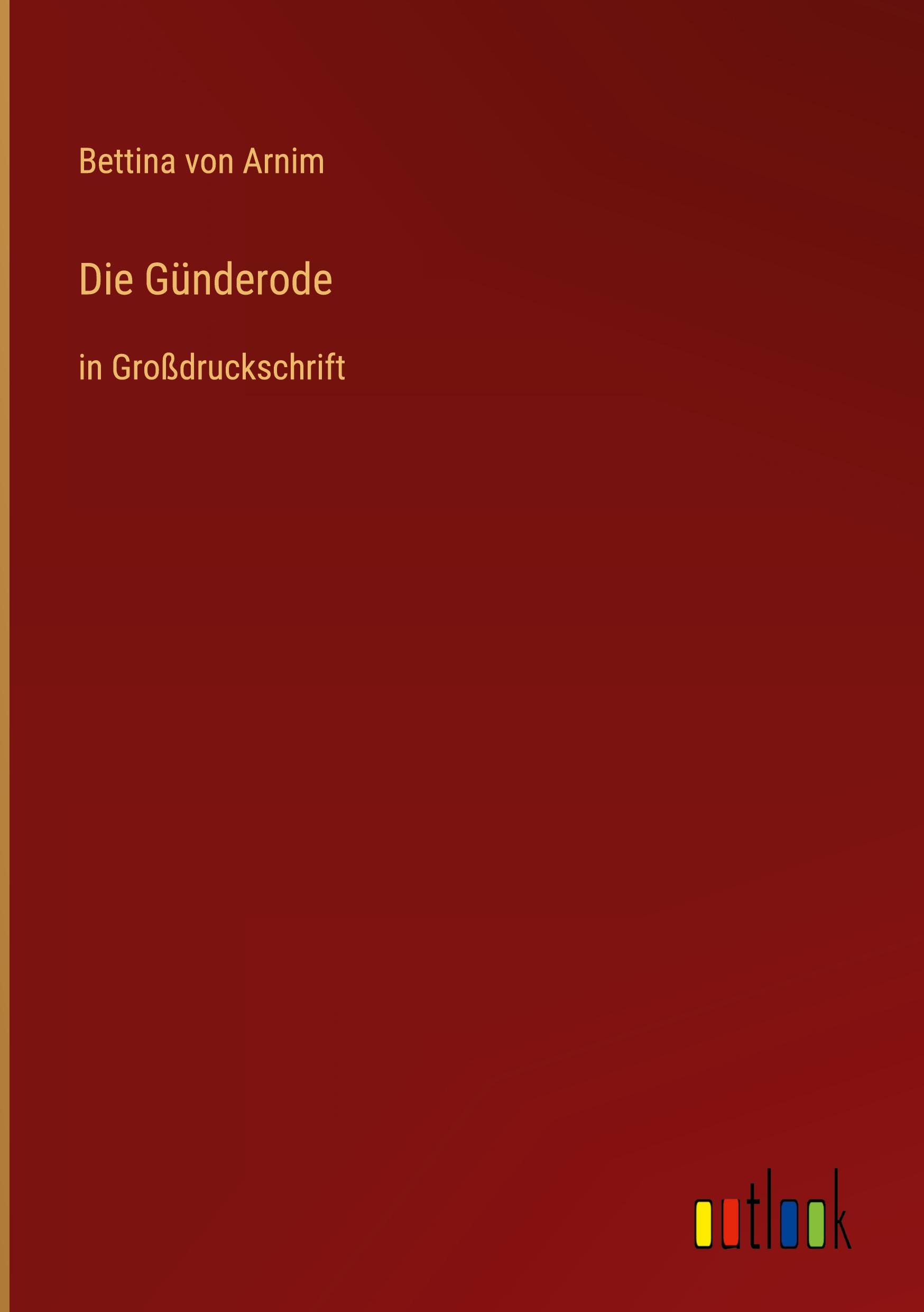 Vorderes Coverbild Die Günderode