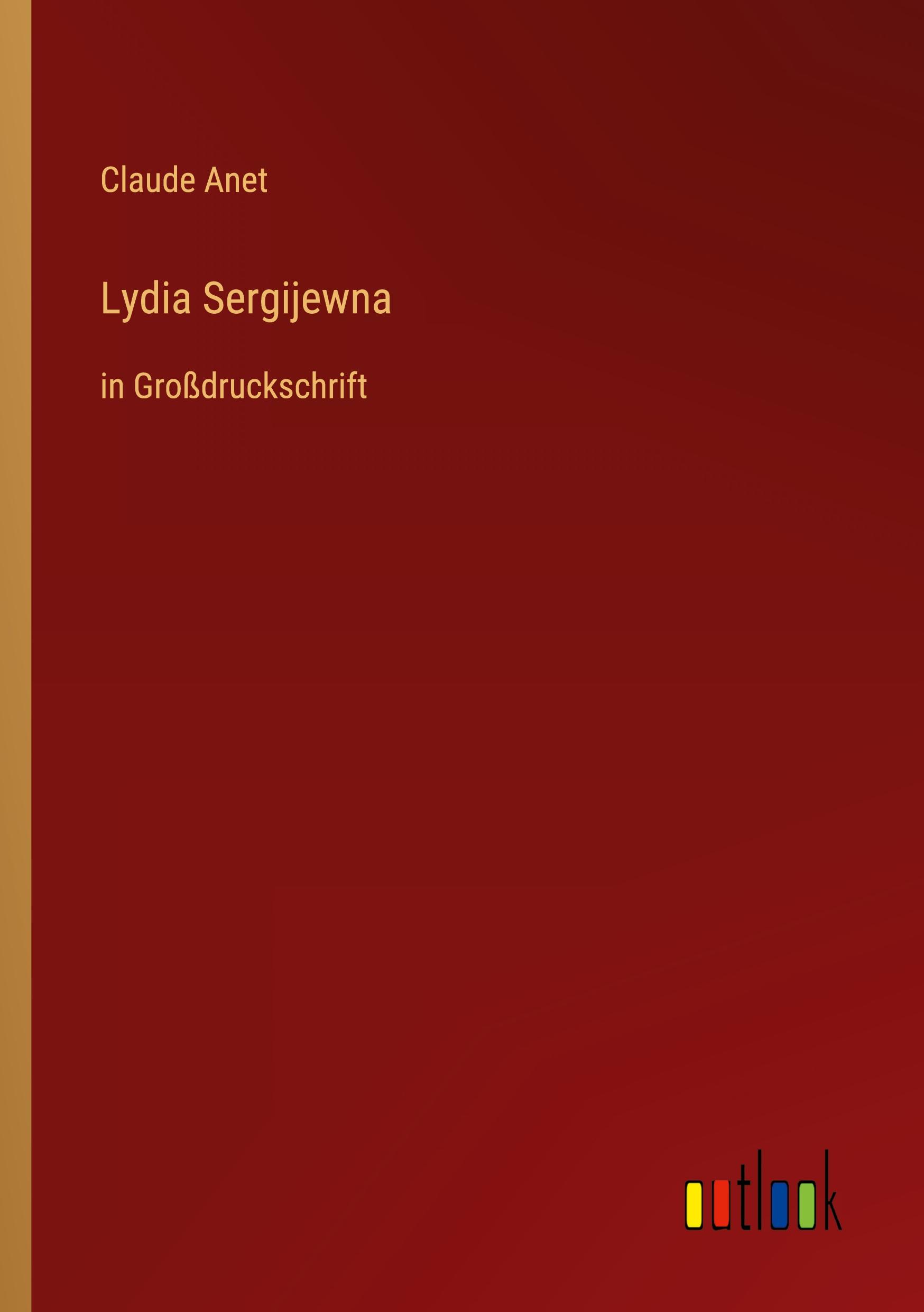 Vorderes Coverbild Lydia Sergijewna