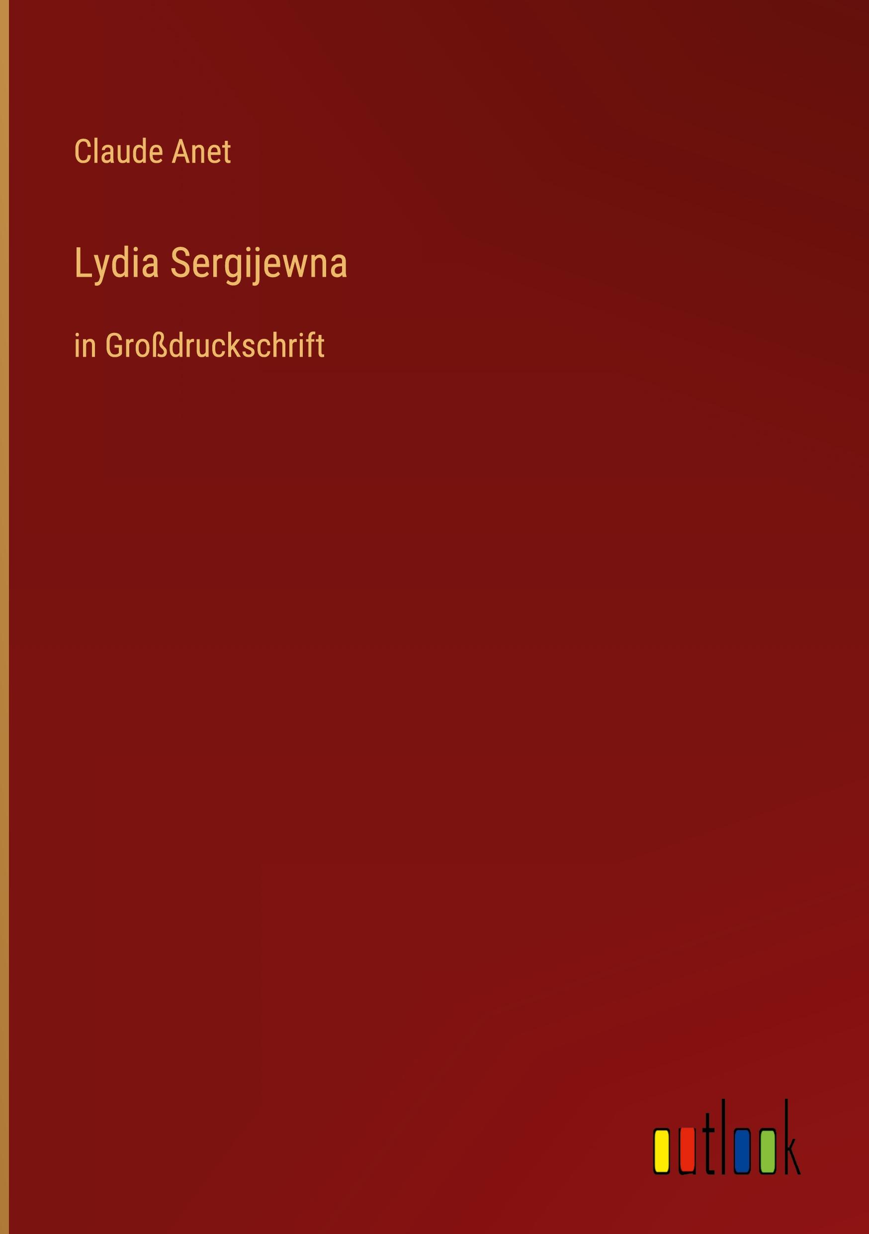 Vorderes Coverbild Lydia Sergijewna
