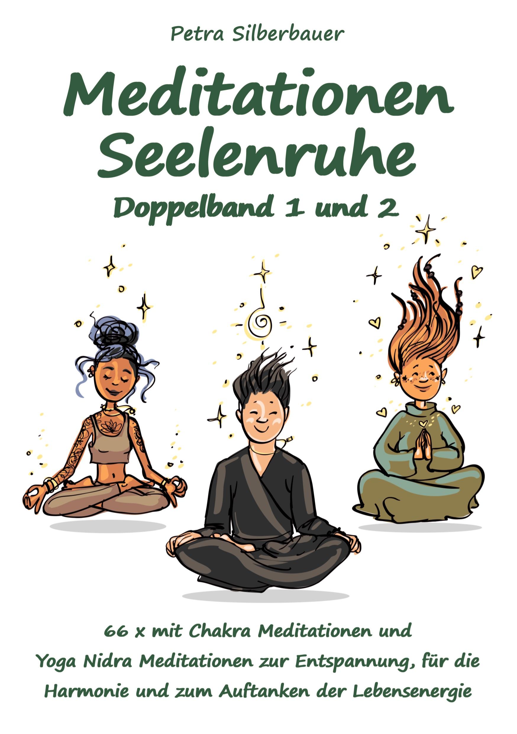 Vorderes Coverbild Meditationen Seelenruhe Doppelband 1 und 2