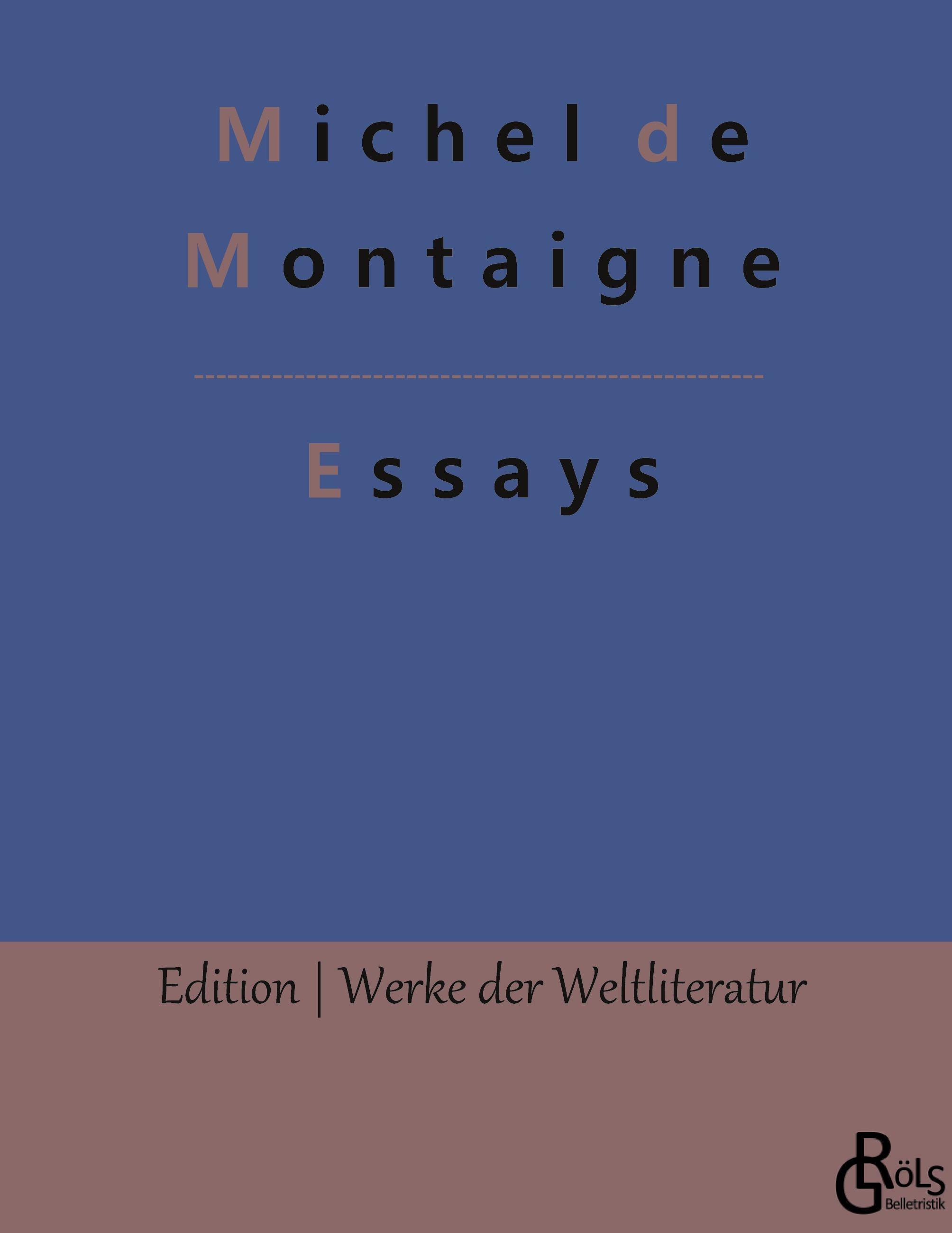 Vorderes Coverbild Essays
