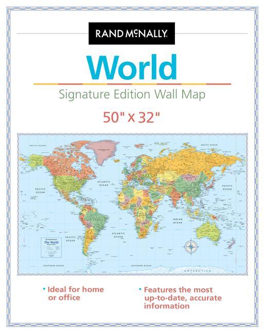 Vorderes Coverbild Rand McNally Signature Edition World Wall Map: Folded
