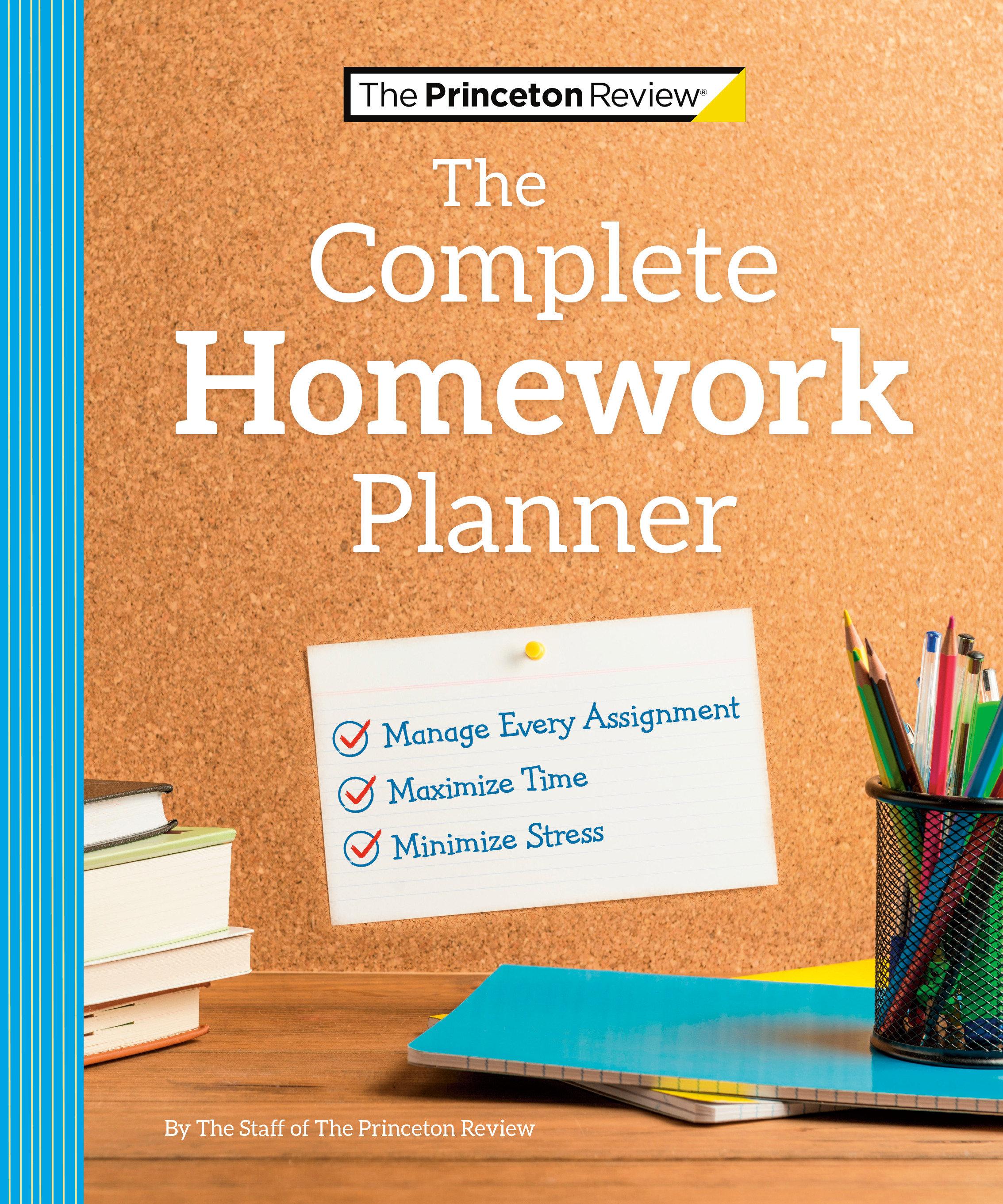 Vorderes Coverbild The Princeton Review Complete Homework Planner