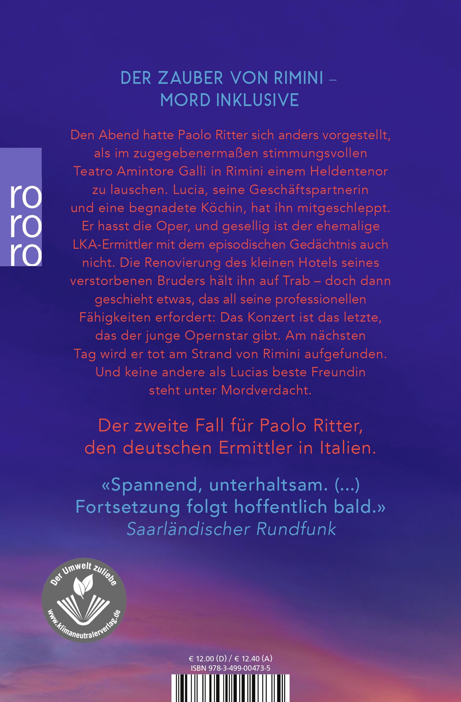 Rückseitencover Tod in Rimini