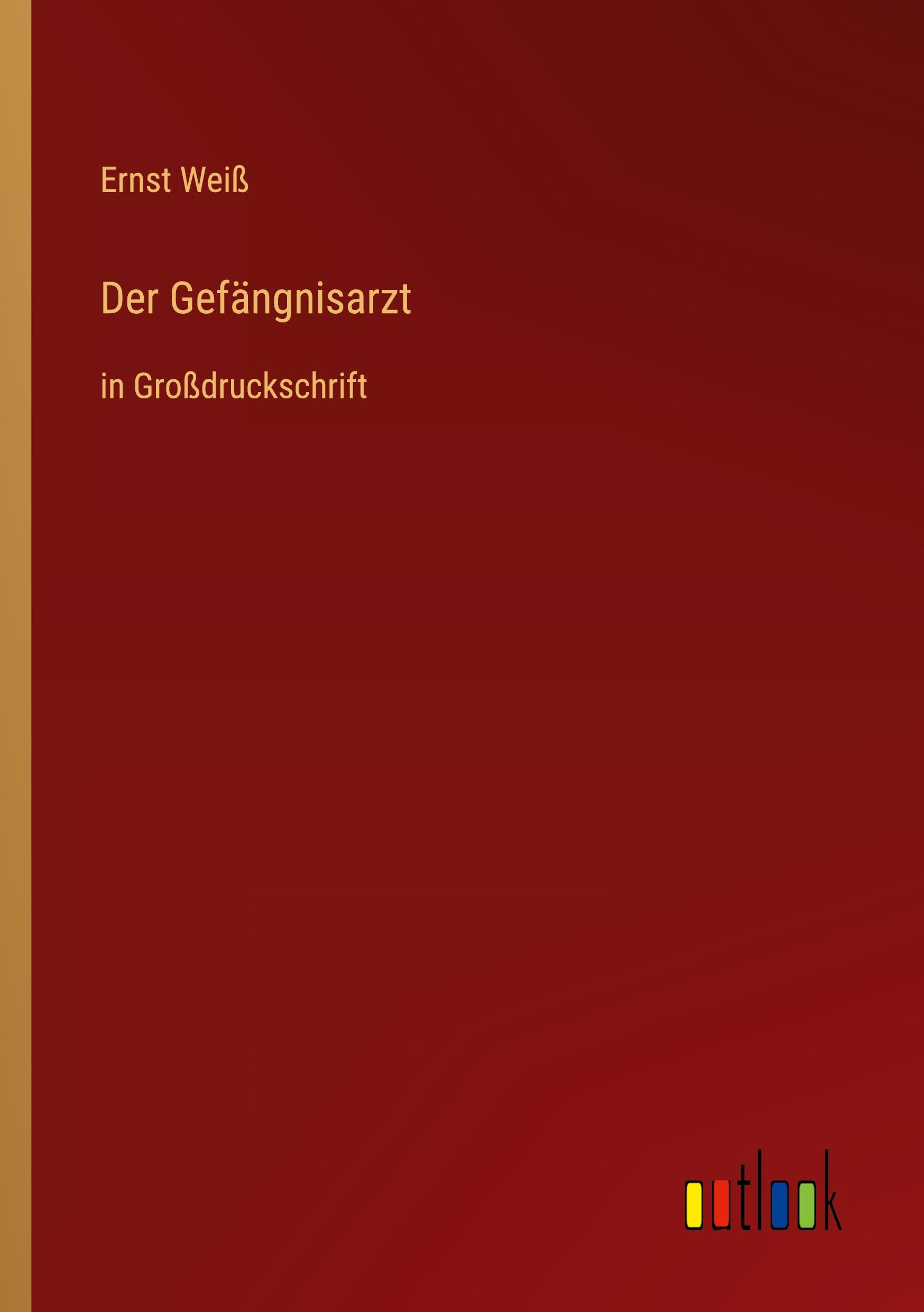 Vorderes Coverbild Der Gefängnisarzt