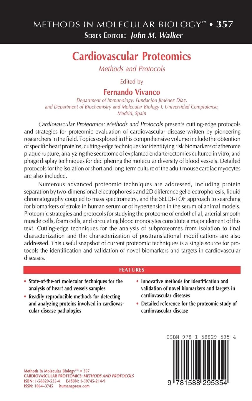 Rückseitencover Cardiovascular Proteomics