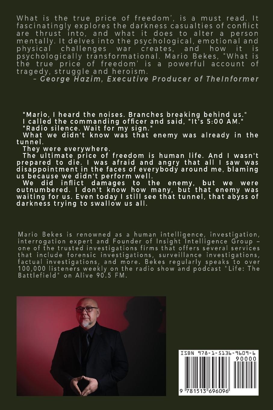 Rückseitencover What is the True Price of Freedom