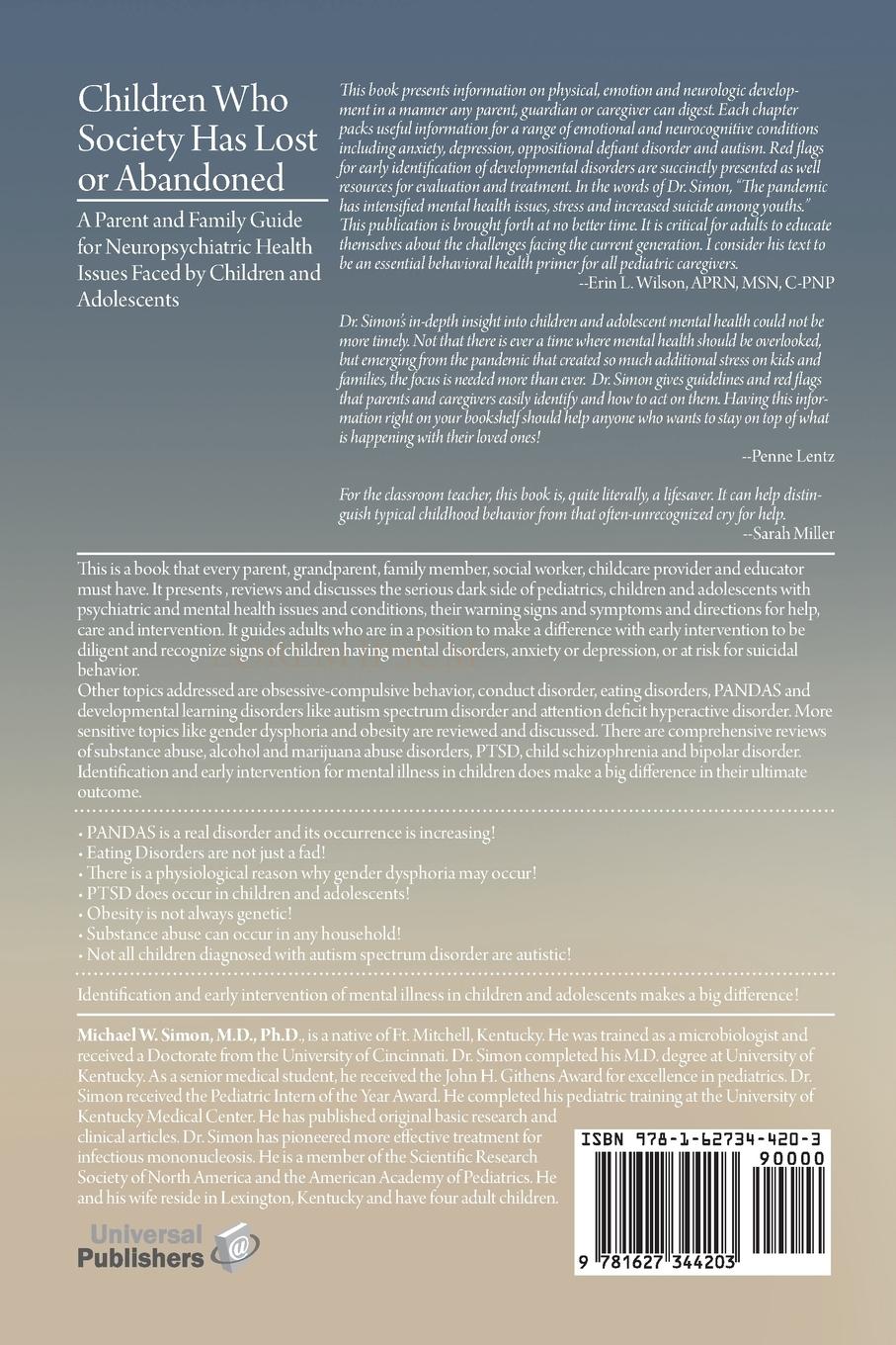 Rückseitencover Children Who Society Has Lost or Abandoned