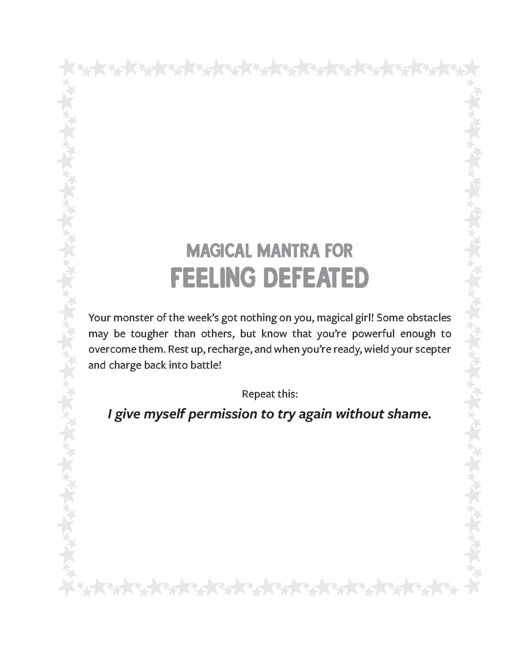 Beispielinhalt (Bild) The Magical Girl's Self-Care Coloring Book