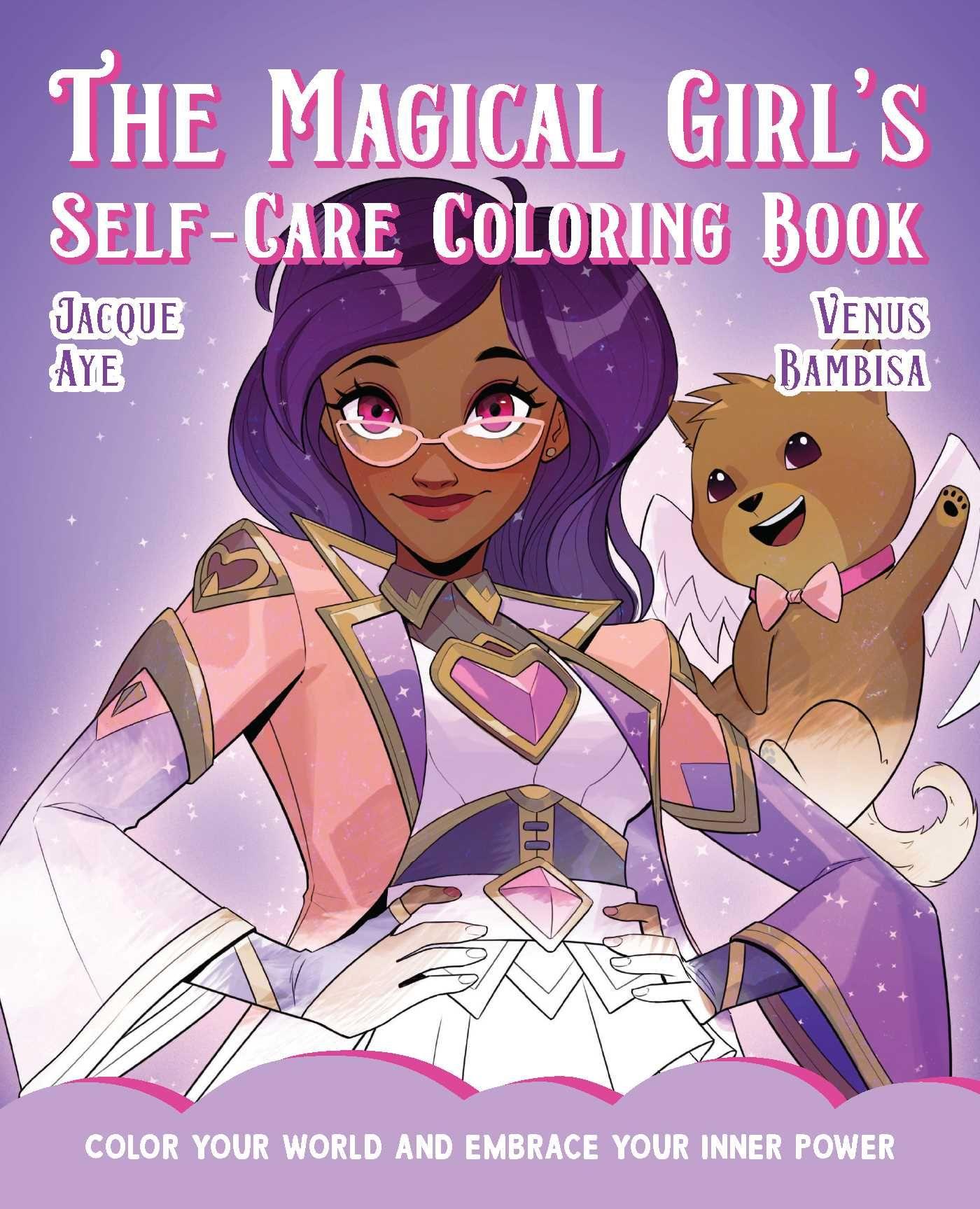 Vorderes Coverbild The Magical Girl's Self-Care Coloring Book