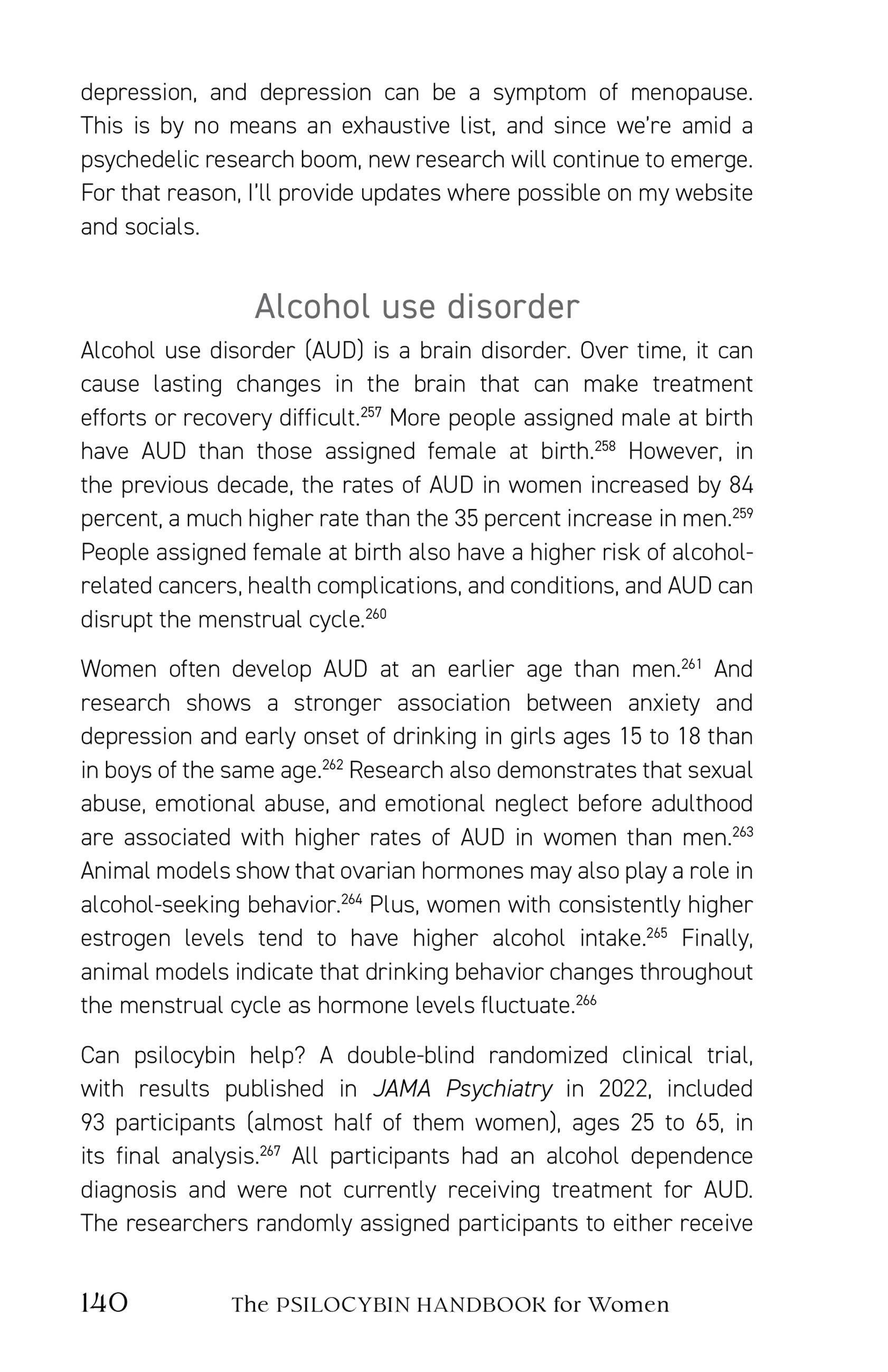 Beispielinhalt (Bild) Psilocybin Handbook for Women