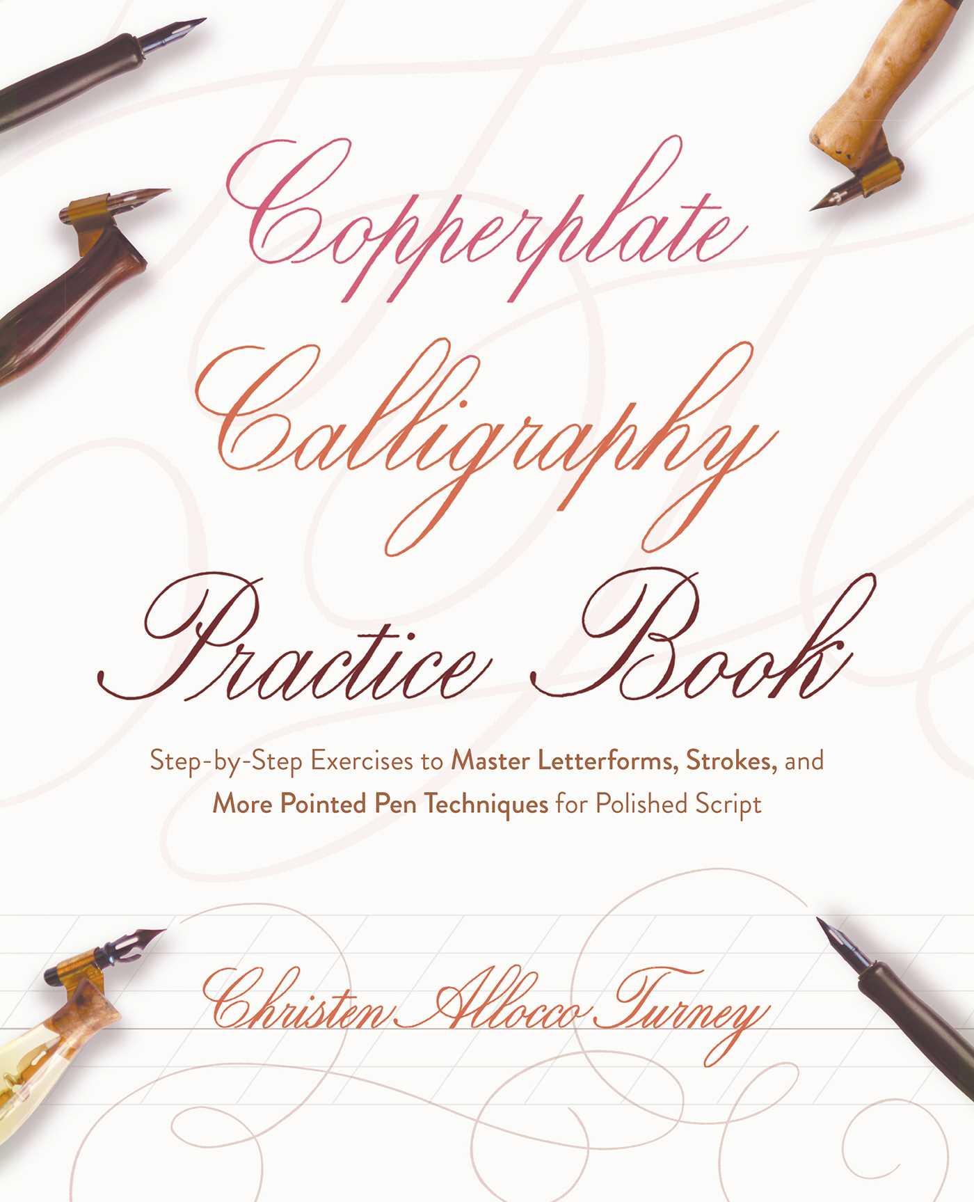 Vorderes Coverbild Copperplate Calligraphy Practice Book