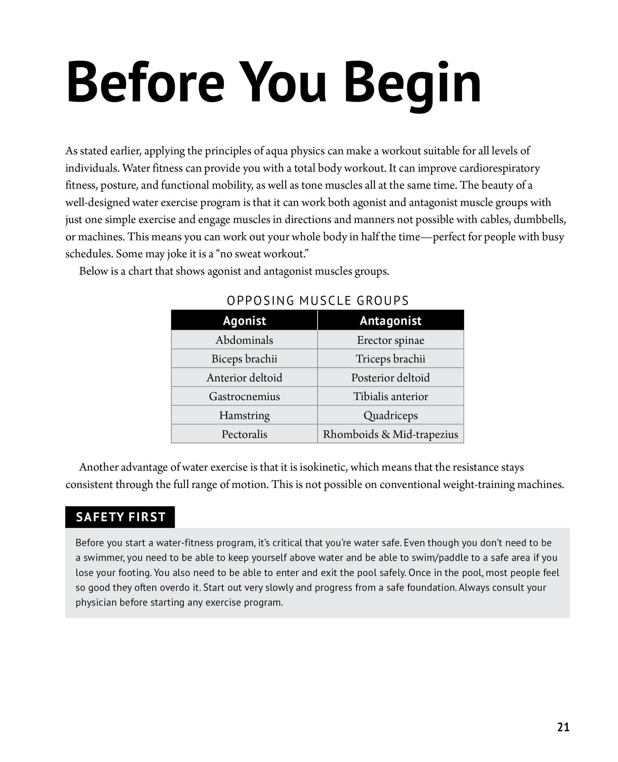 Beispielinhalt (Bild) Make the Pool Your Gym, 2nd Edition