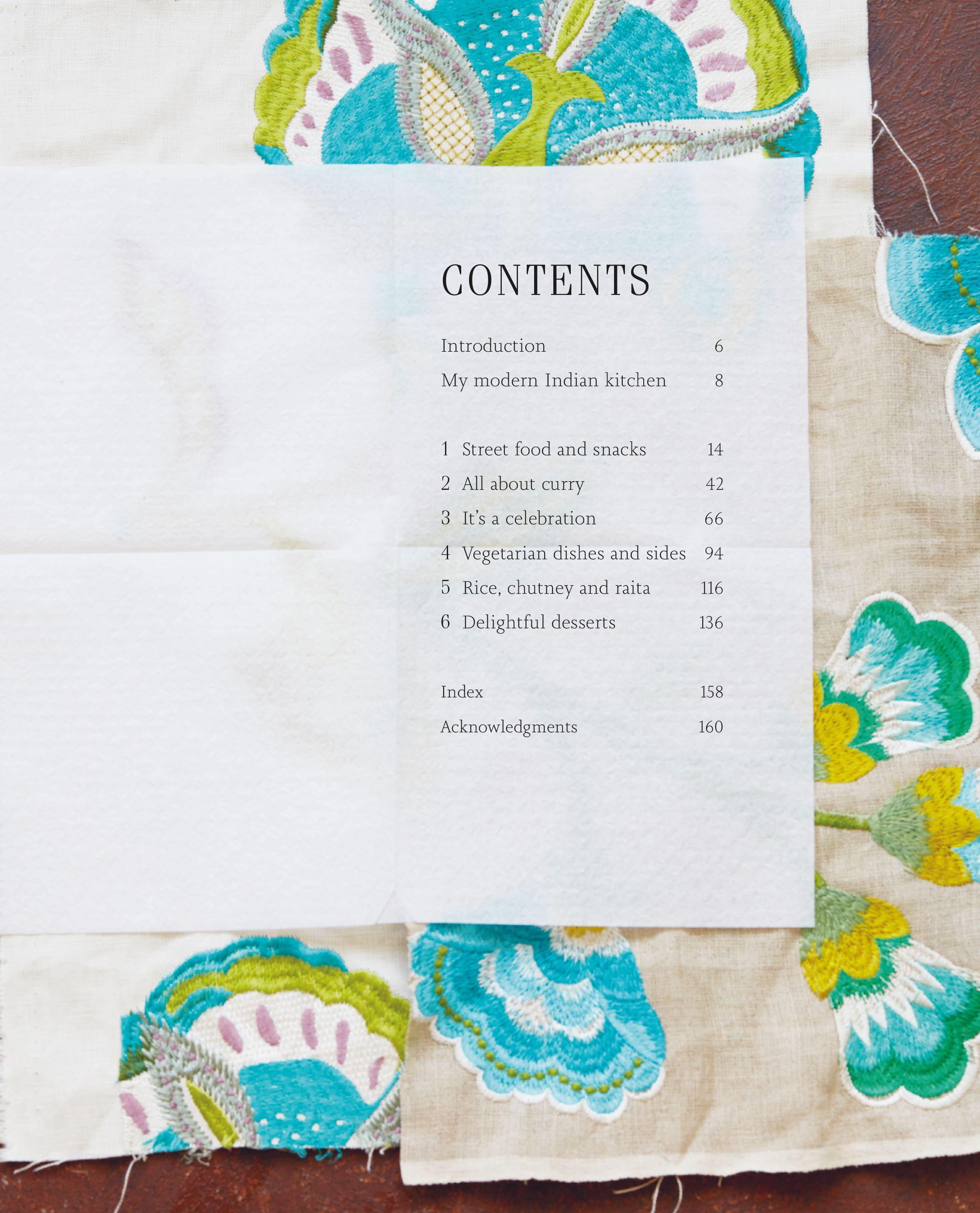 Beispielinhalt (Bild) Recipes from My Indian Kitchen