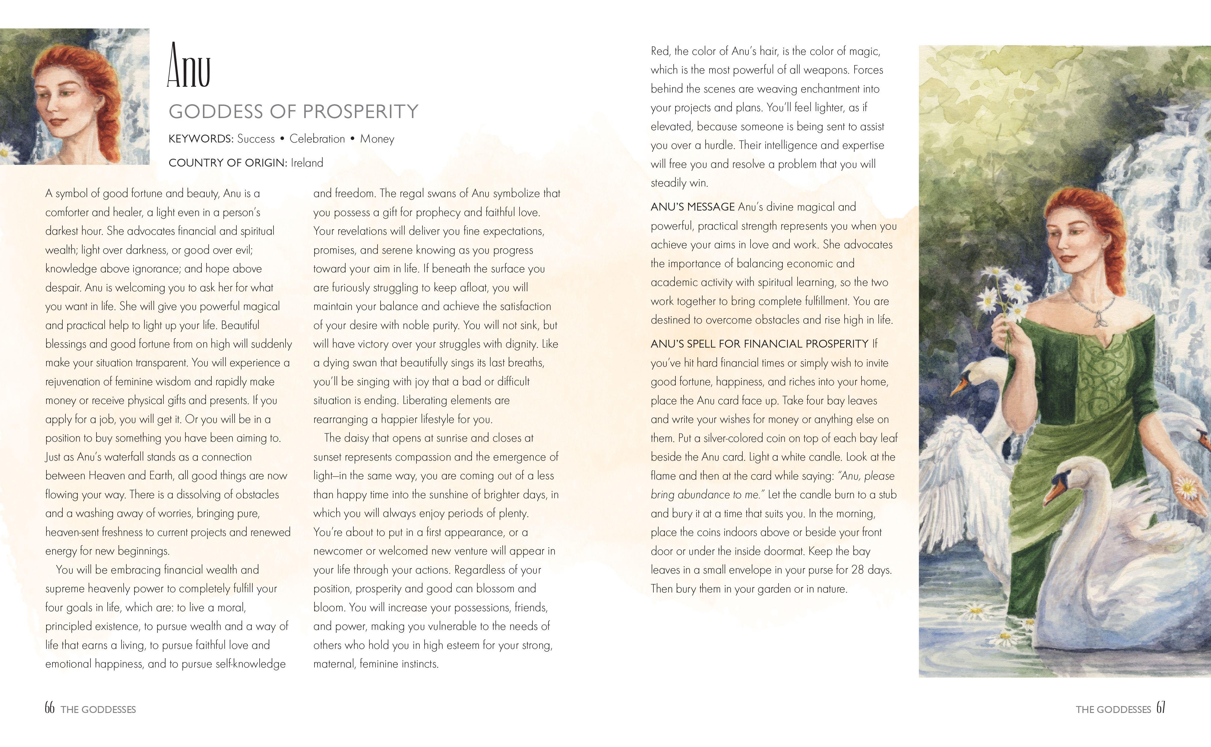 Beispielinhalt (Bild) Celtic Goddesses and Their Spells