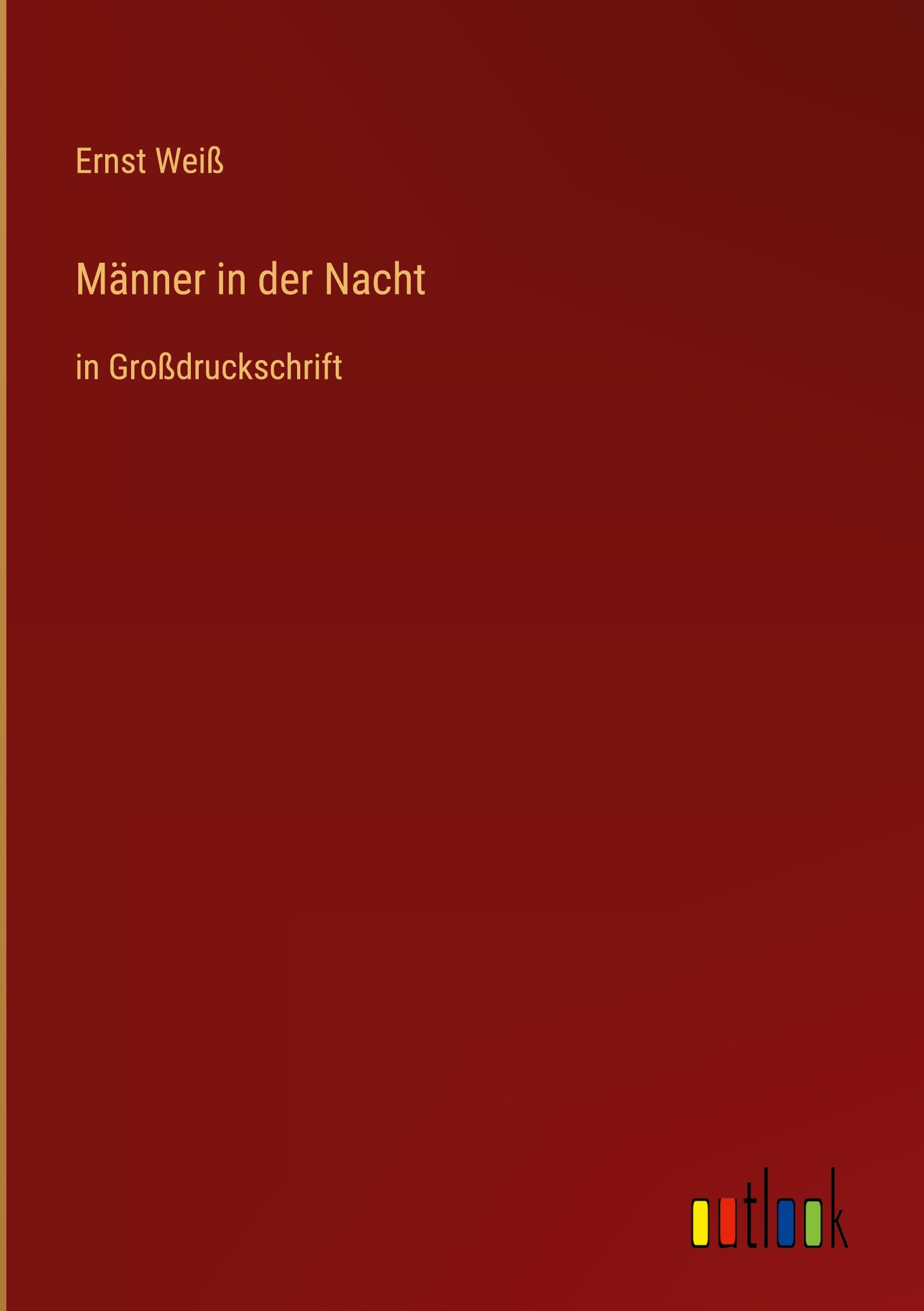 Vorderes Coverbild Männer in der Nacht