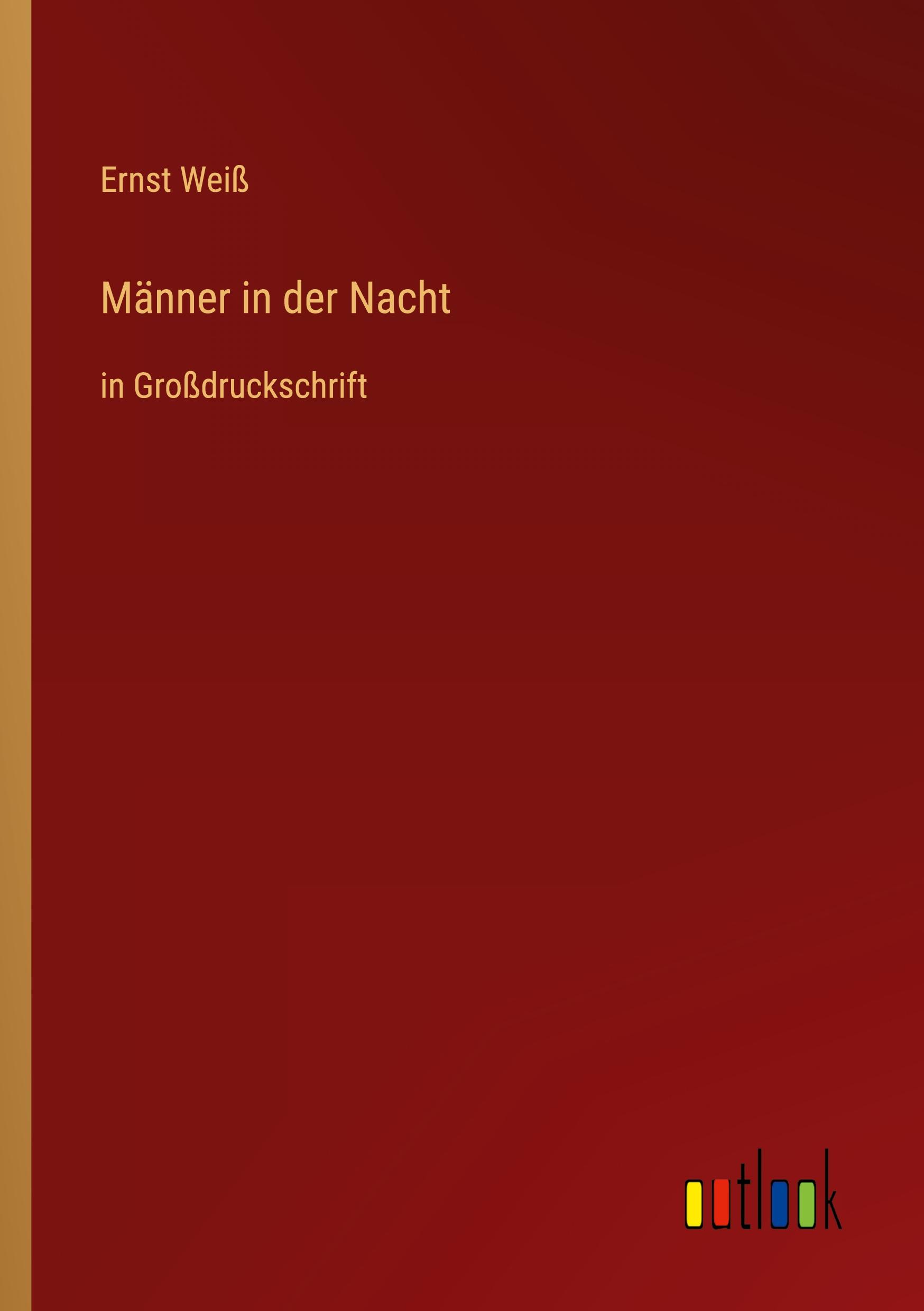 Vorderes Coverbild Männer in der Nacht
