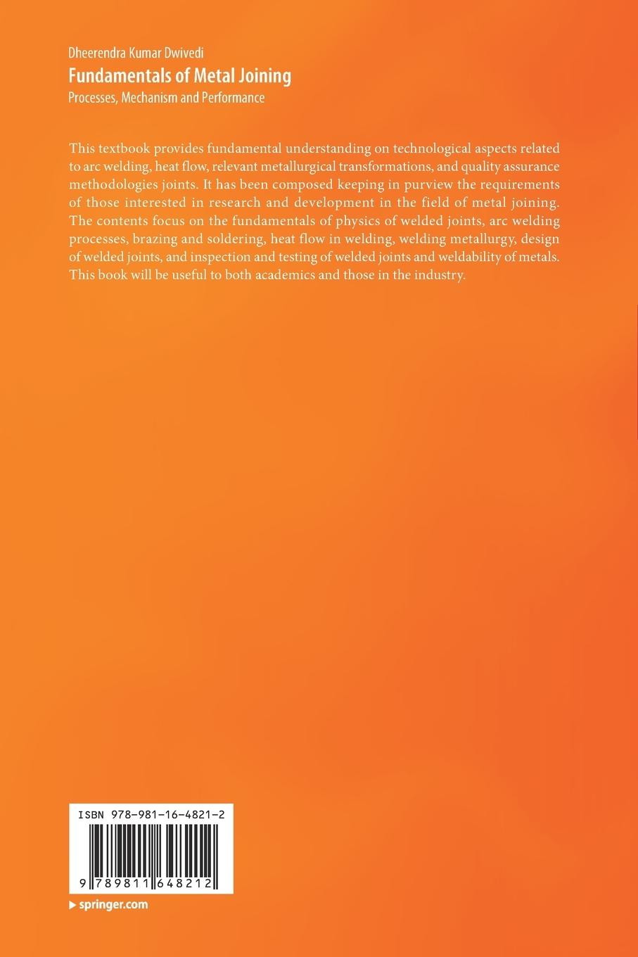 Rückseitencover Fundamentals of Metal Joining