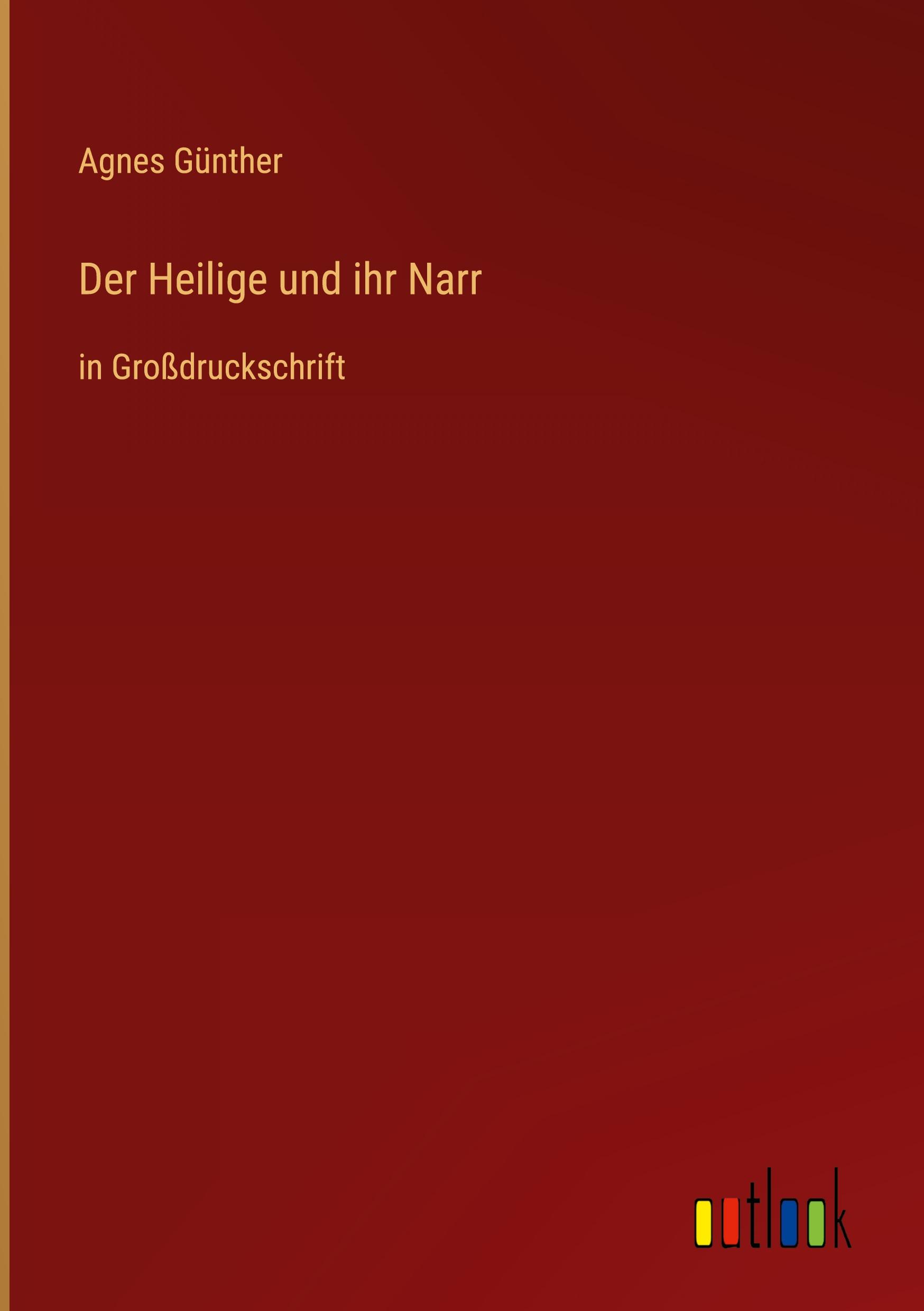 Vorderes Coverbild Der Heilige und ihr Narr