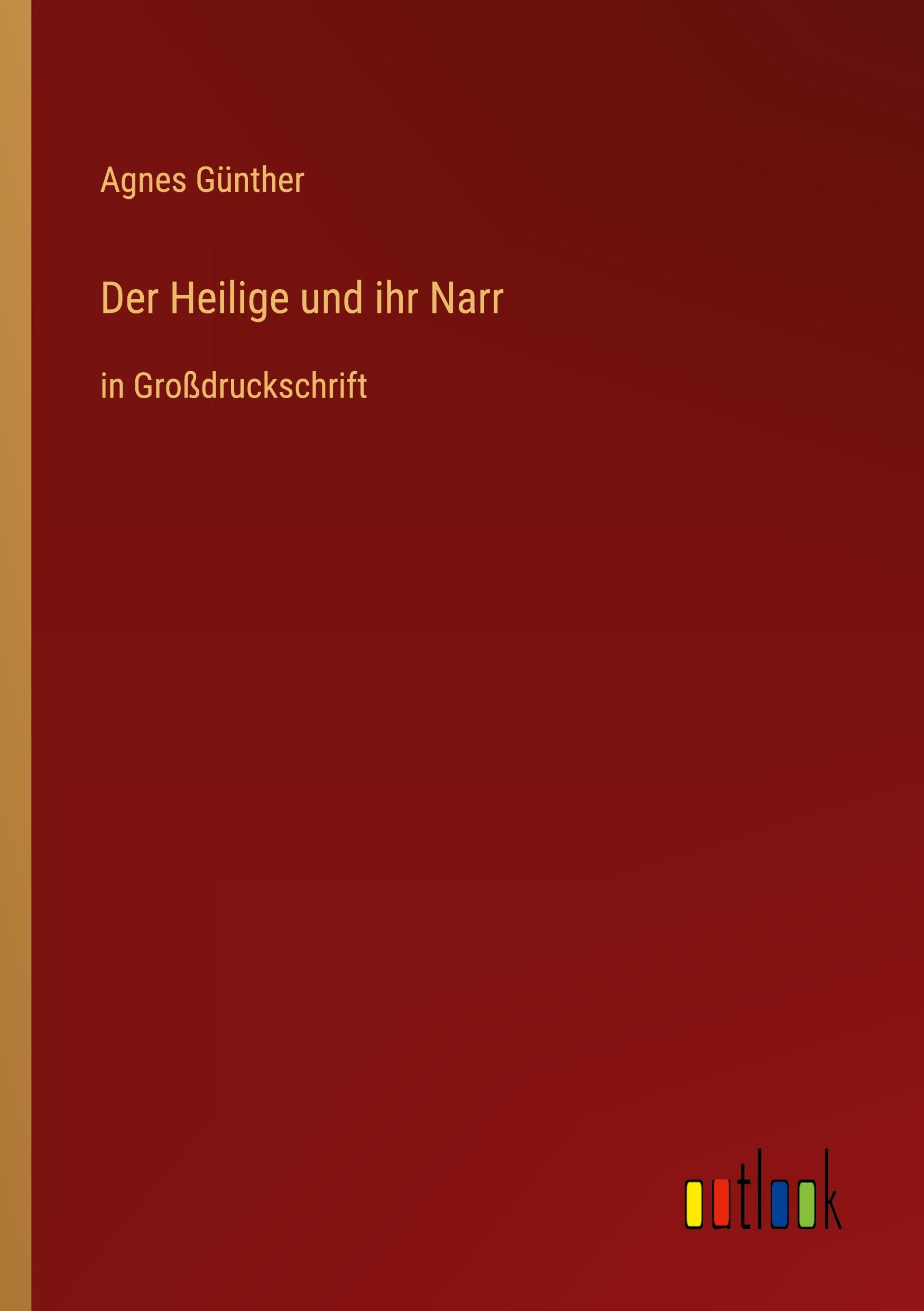 Vorderes Coverbild Der Heilige und ihr Narr