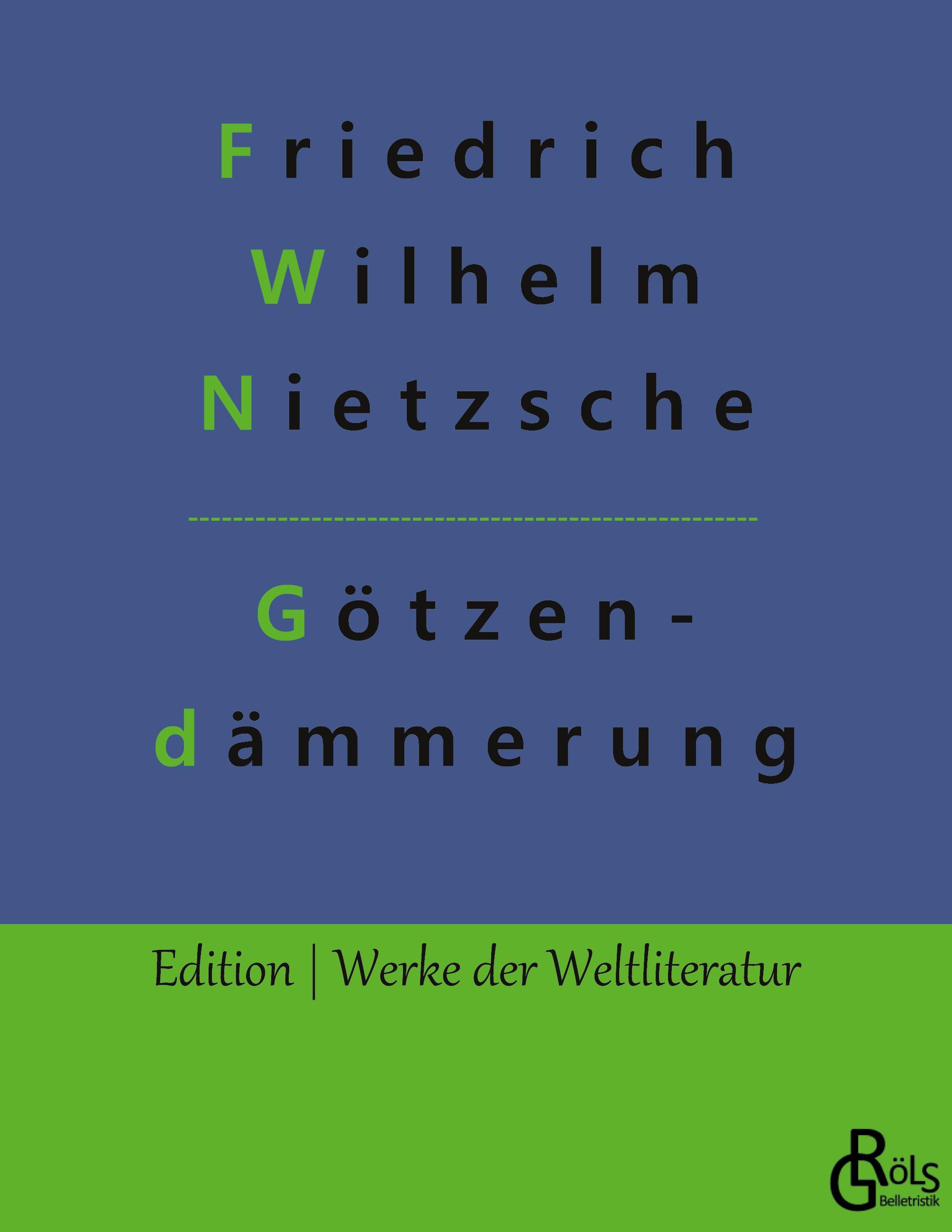 Vorderes Coverbild Götzendämmerung