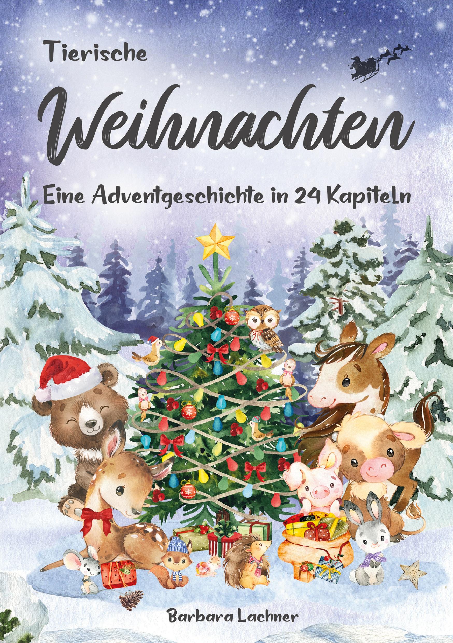 Vorderes Coverbild Tierische Weihnachten