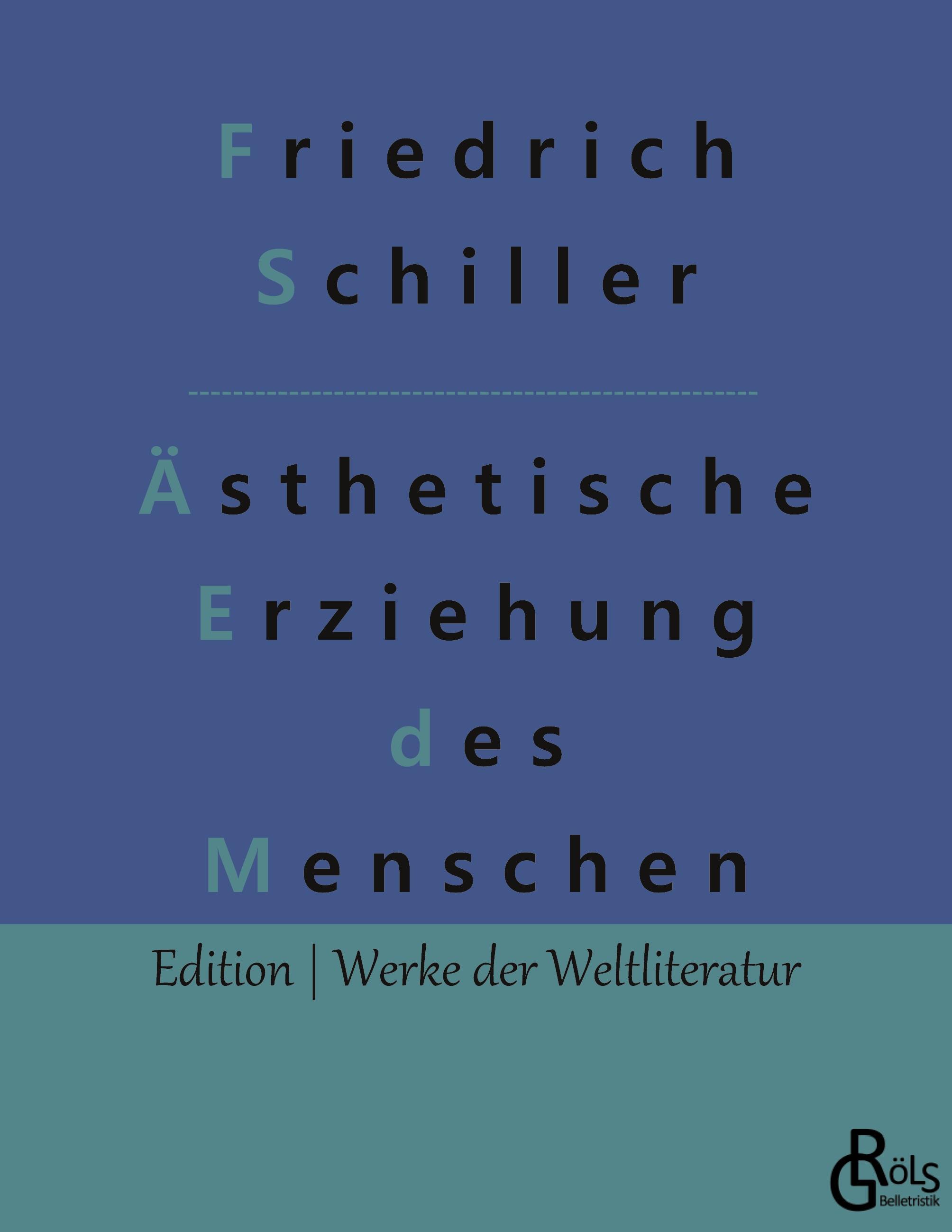 Vorderes Coverbild Über die ästhetische Erziehung des Menschen