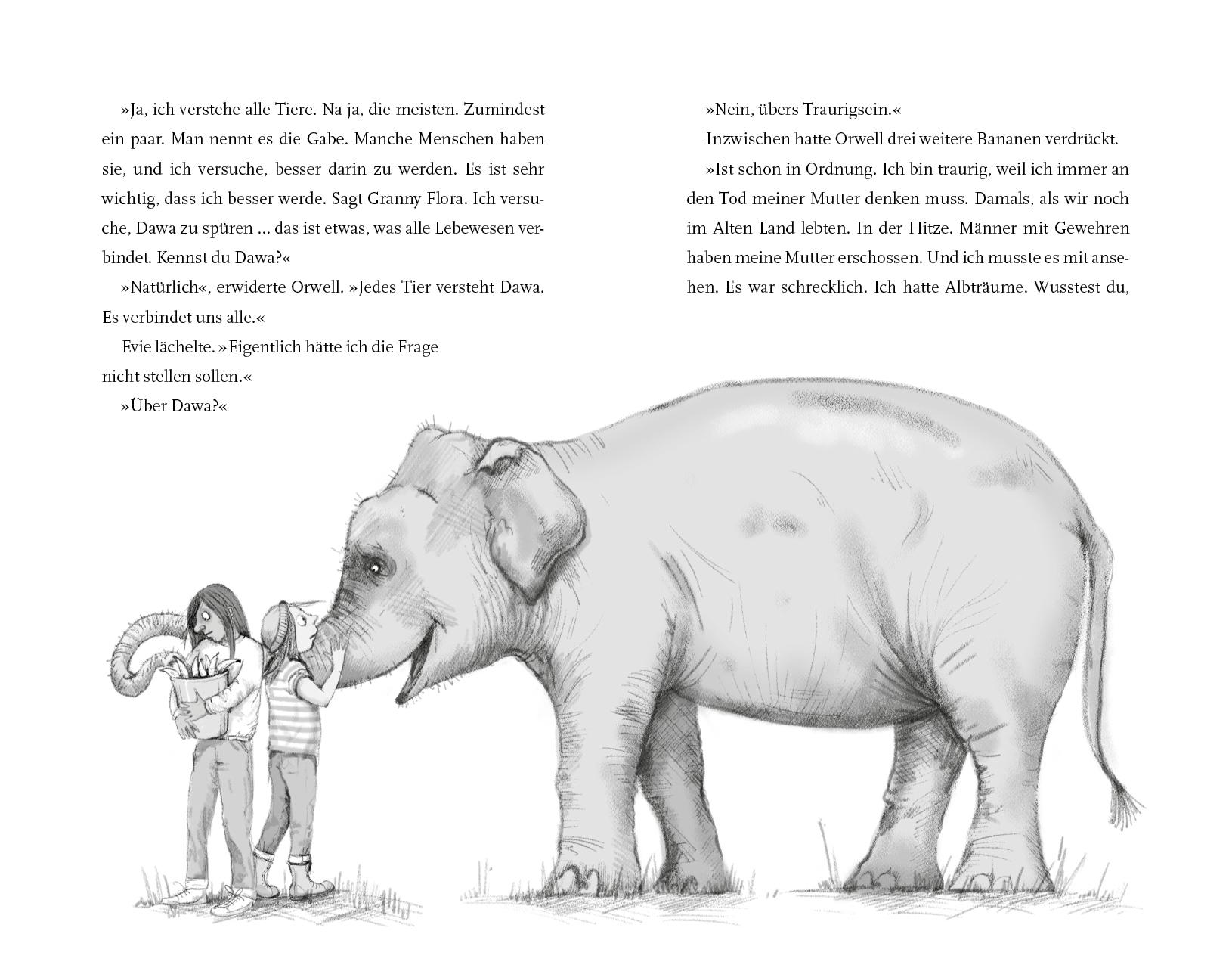 Beispielinhalt (Bild) Evie und die Macht der Tiere