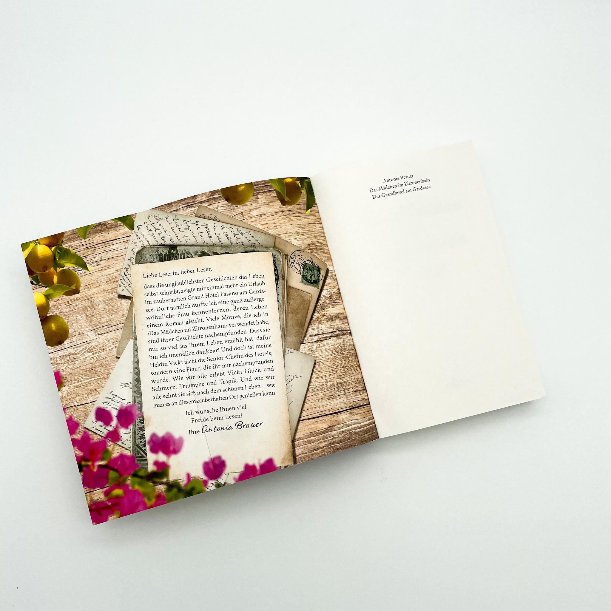 Beispielinhalt (Bild) Das Mädchen im Zitronenhain