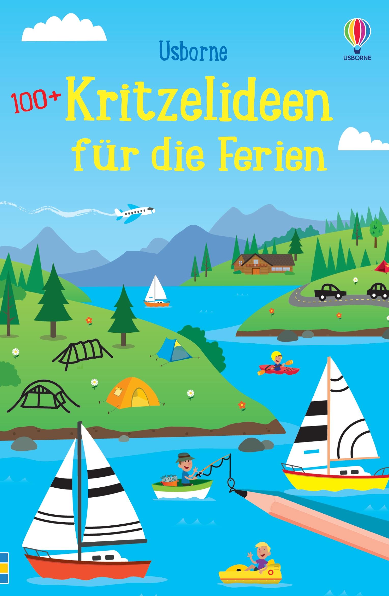 Vorderes Coverbild 100+ Kritzelideen für die Ferien