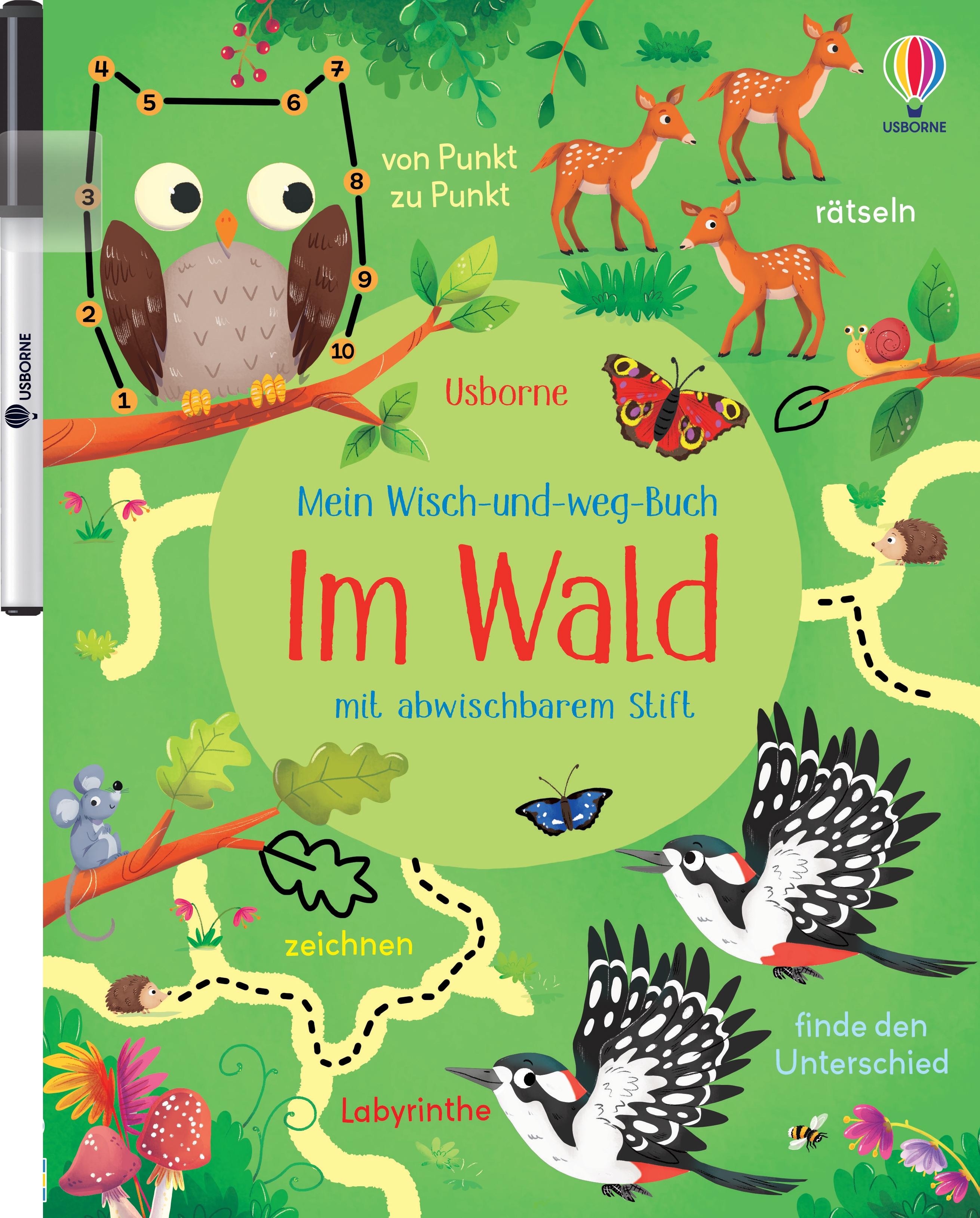 Vorderes Coverbild Mein Wisch-und-weg-Buch: Im Wald